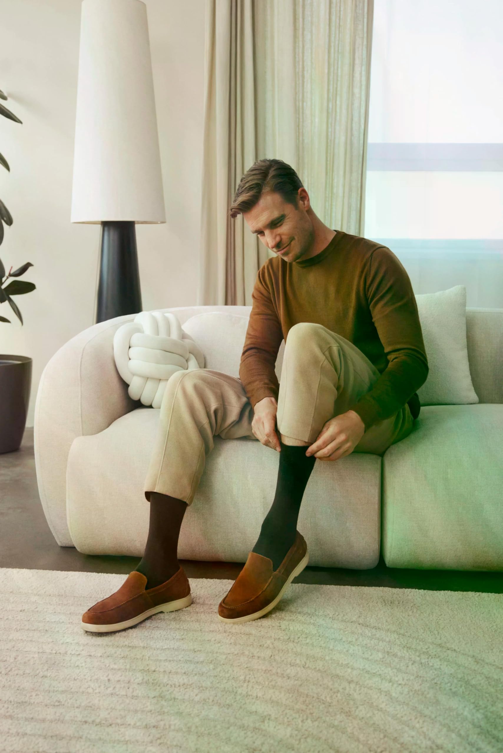 falke-sensitive-london-herren-socken-braun-43-46-baumwolle image 4