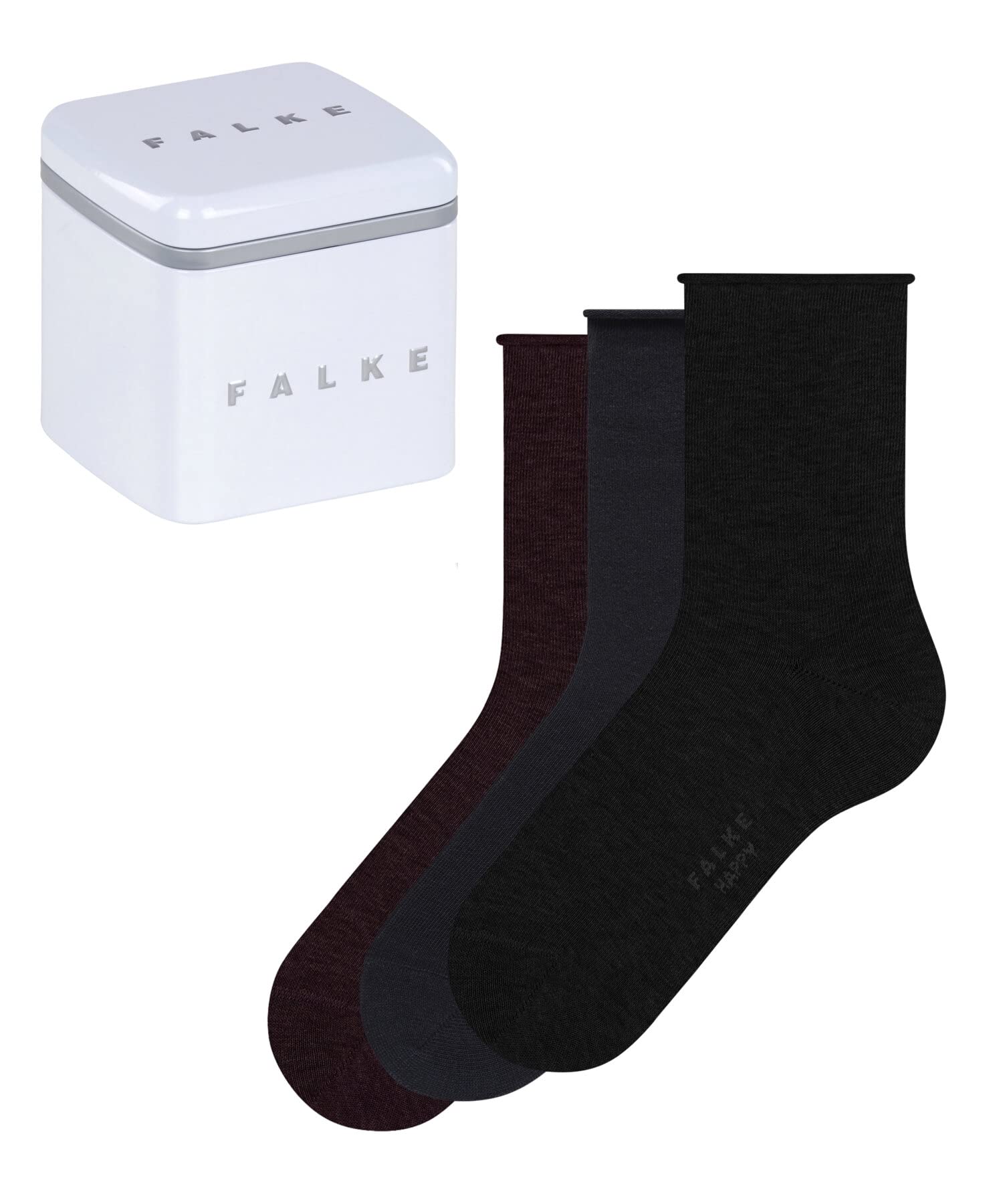 falke-happy-giftbox-uni-3-pack-socken-baumwolle image 1