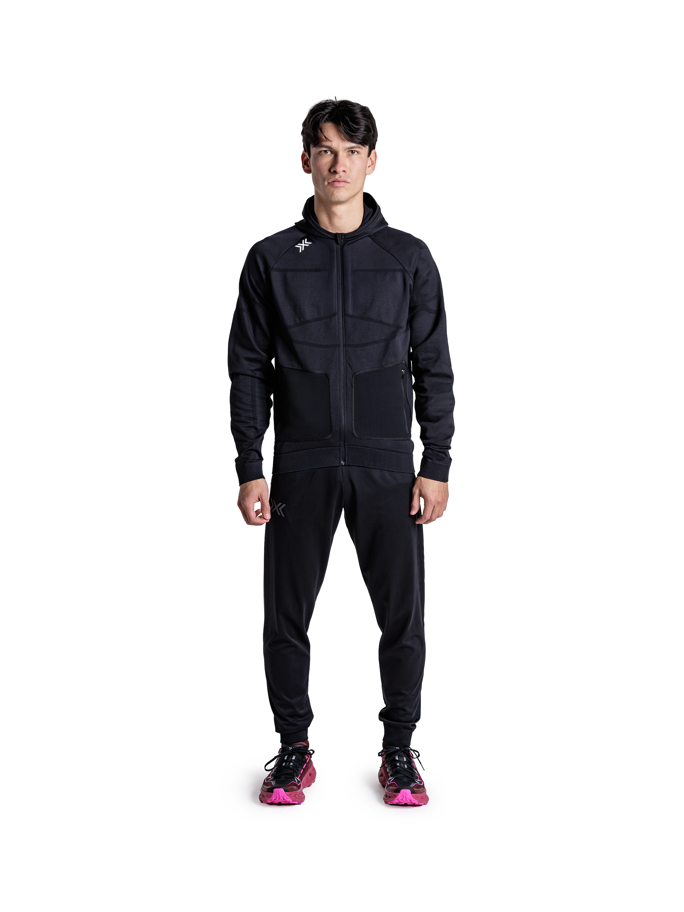 x-socks-x-ential-hooded-jacket-men-kapuzenjacke-schwarz image 2