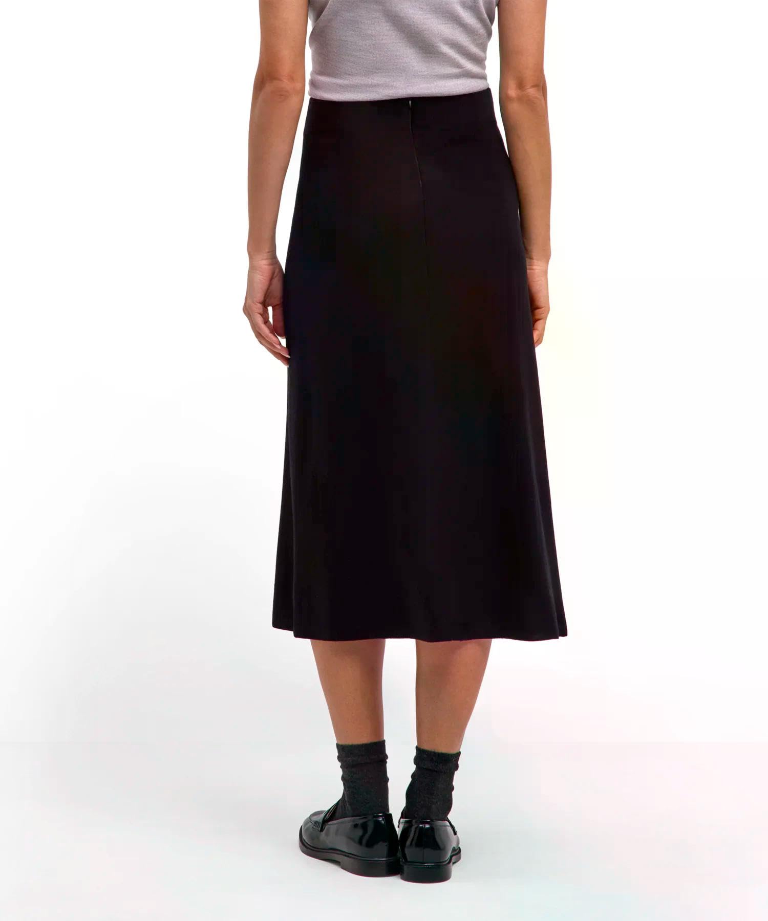 falke-favorites-merino-midi-rock-damenrock-a-linie image 2