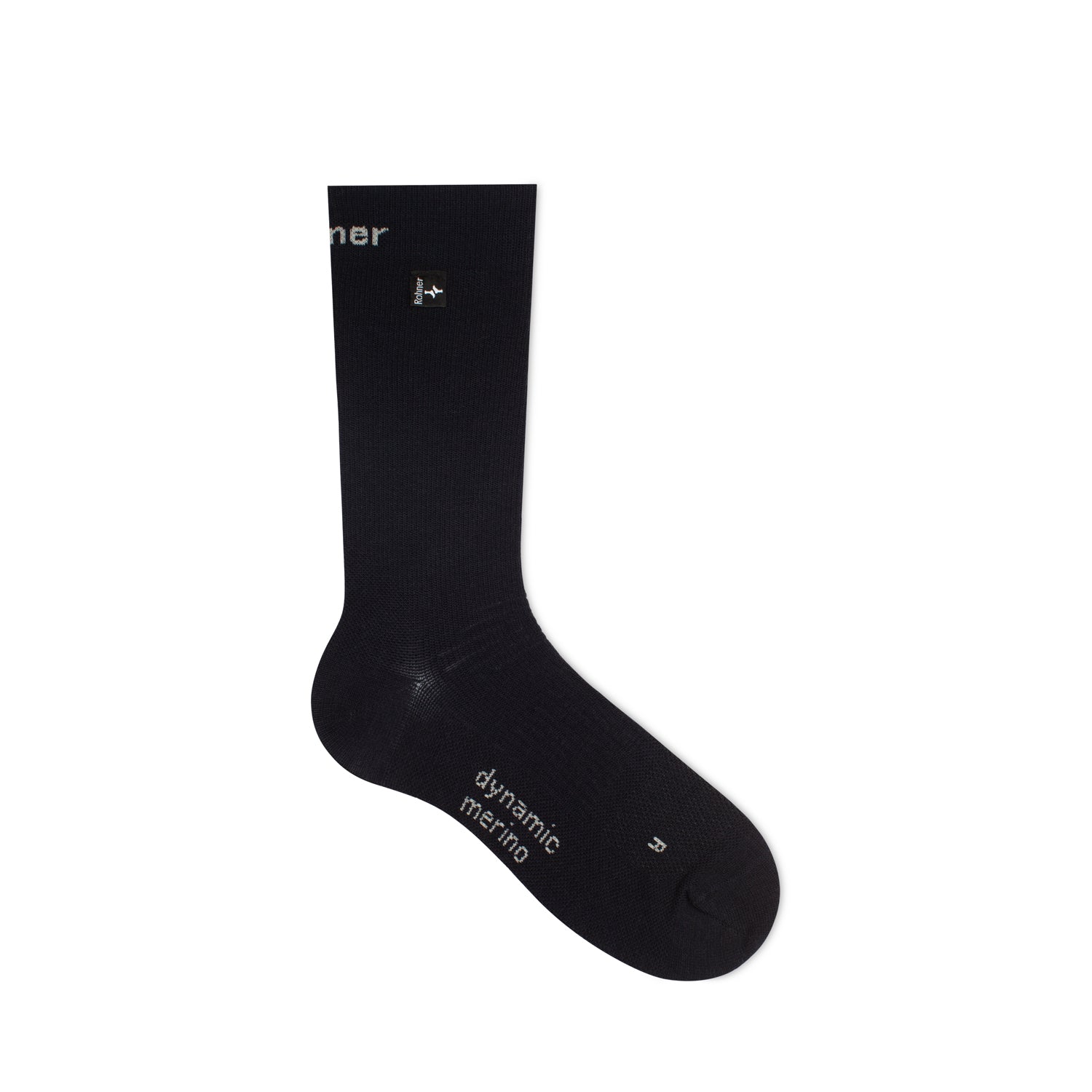 rohner-dynamic-merino-wandersocken-schwarz-merinowolle image 3