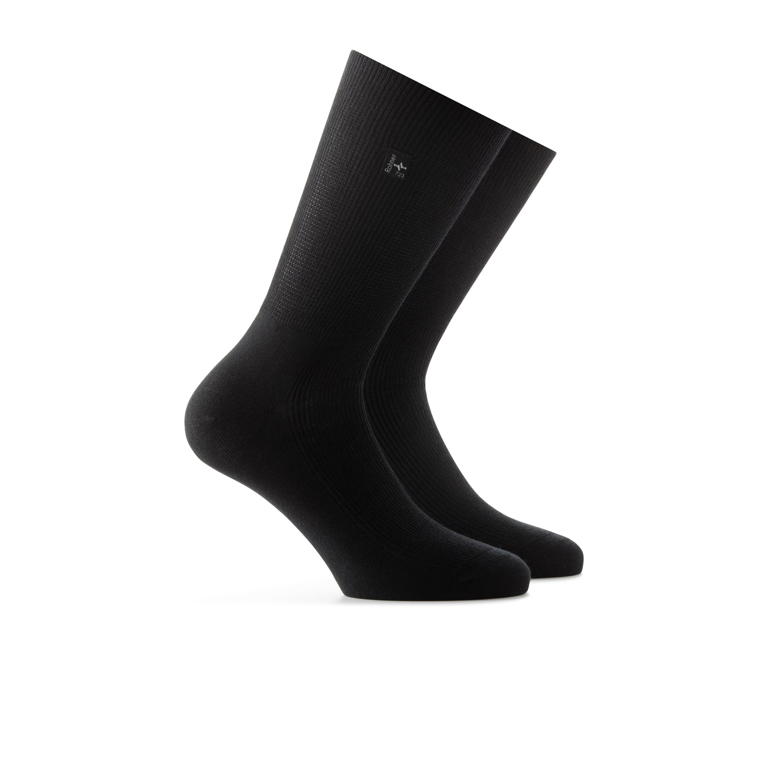 rohner-diabetic-socks-cotton-diabetikersocken-baumwolle-schwarz image 1
