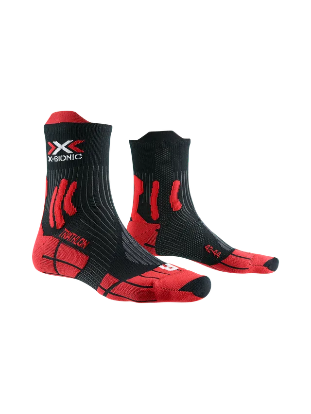 x-socks-dragonfly-5g-triathlon-laufsocken-rot-39-41 image 1
