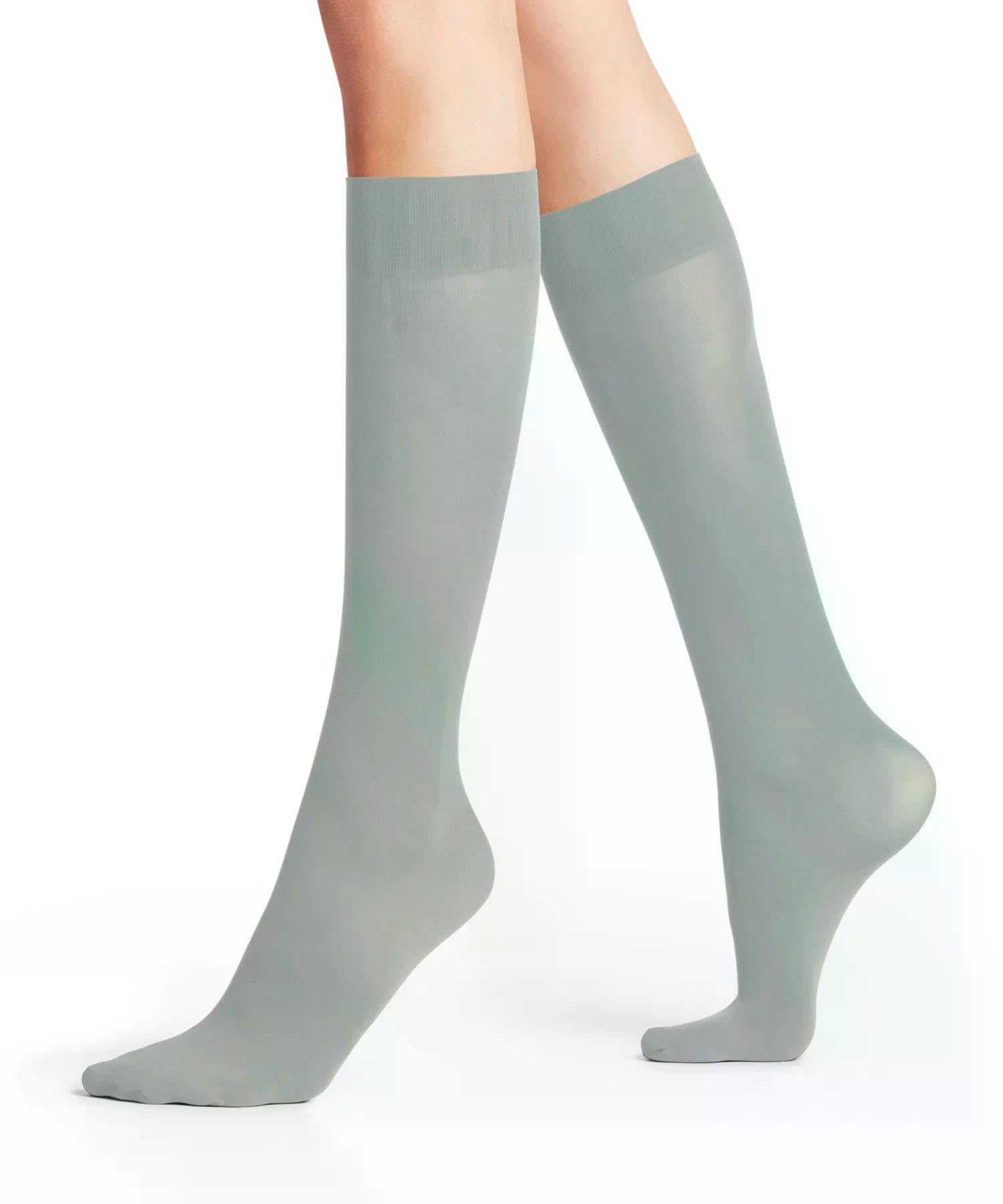 falke-pure-matt-50-den-kniestr-mpfe-grau-silver-matt-blickdicht image 1