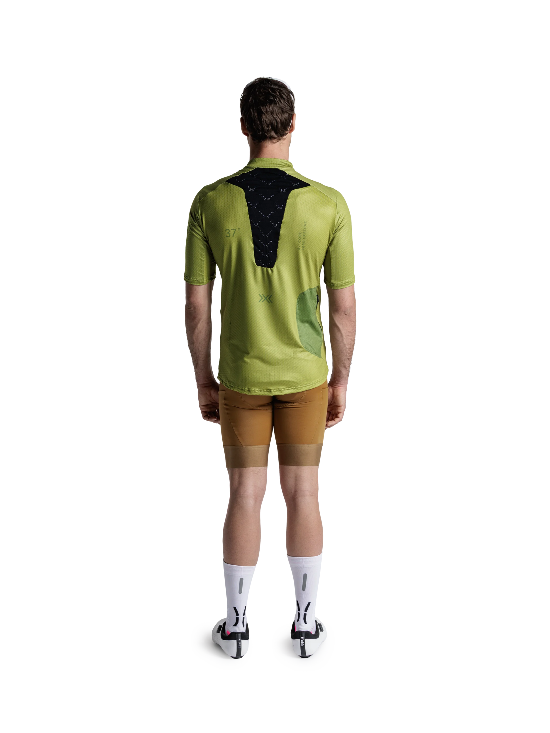 x-socks-corefusion-gravel-jersey-olive-green-m-polyester image 4