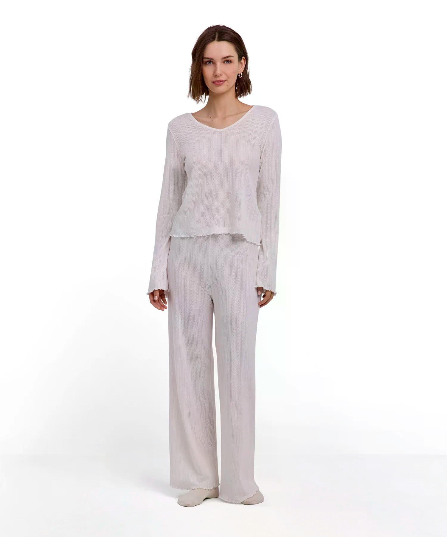 falke-cotton-touch-pointelle-hose-damen-baumwolle-modal image 3