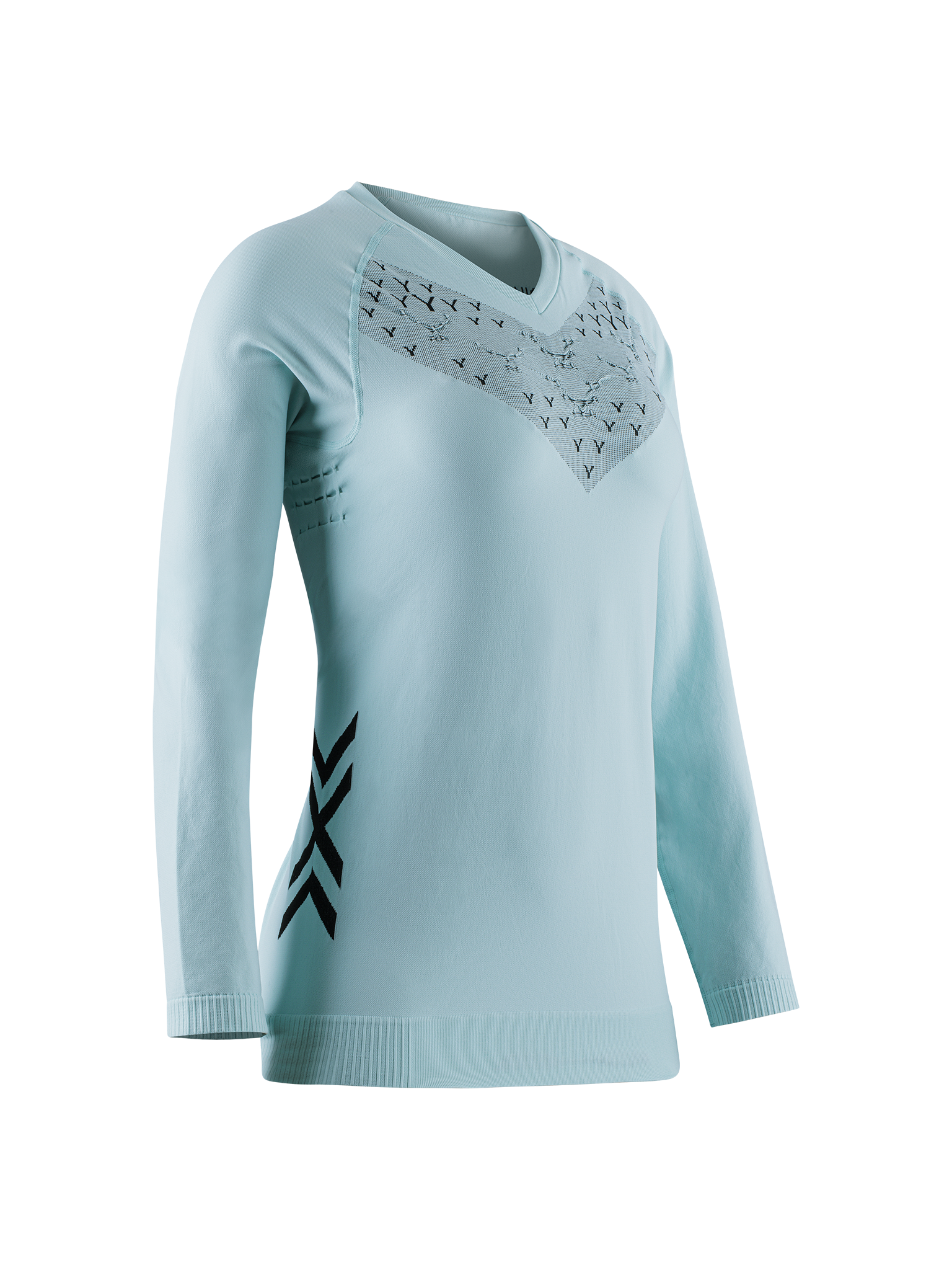 x-socks-twyce-run-shirt-langarm-damen-clearwater-black image 1