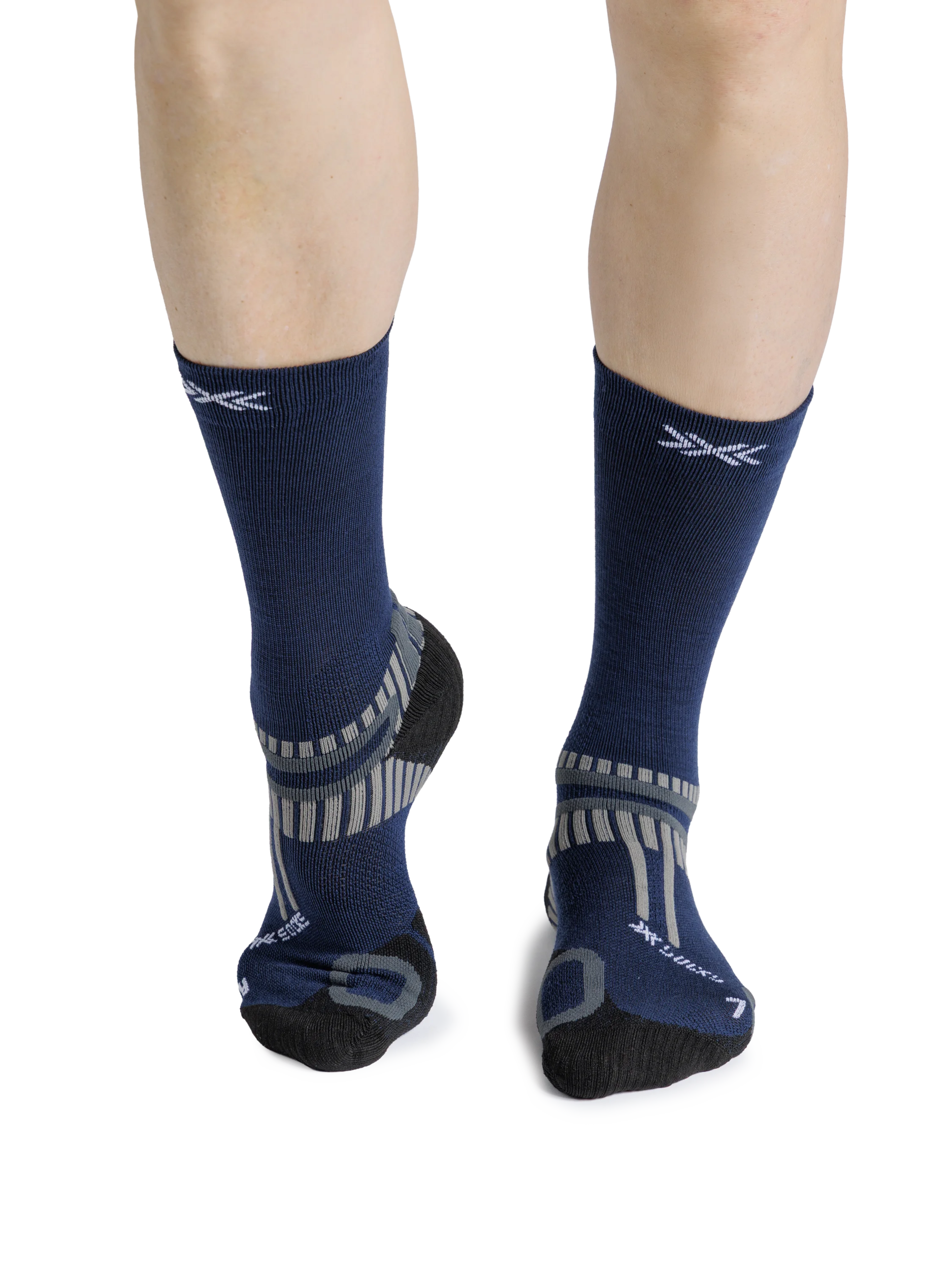 x-socks-hike-perform-merino-crew-wandersocken-heather-grey image 3