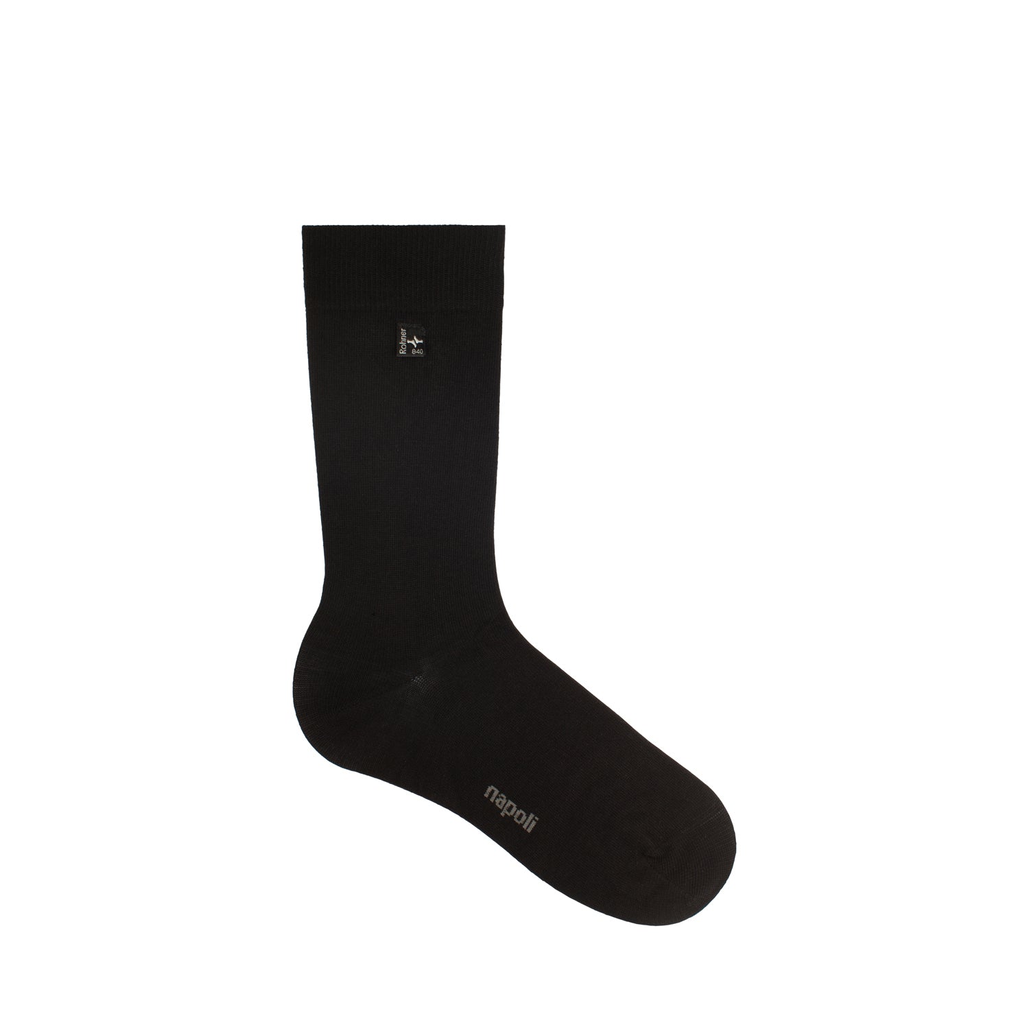 rohner-napoli-herrensocken-schwarz-baumwolle image 3