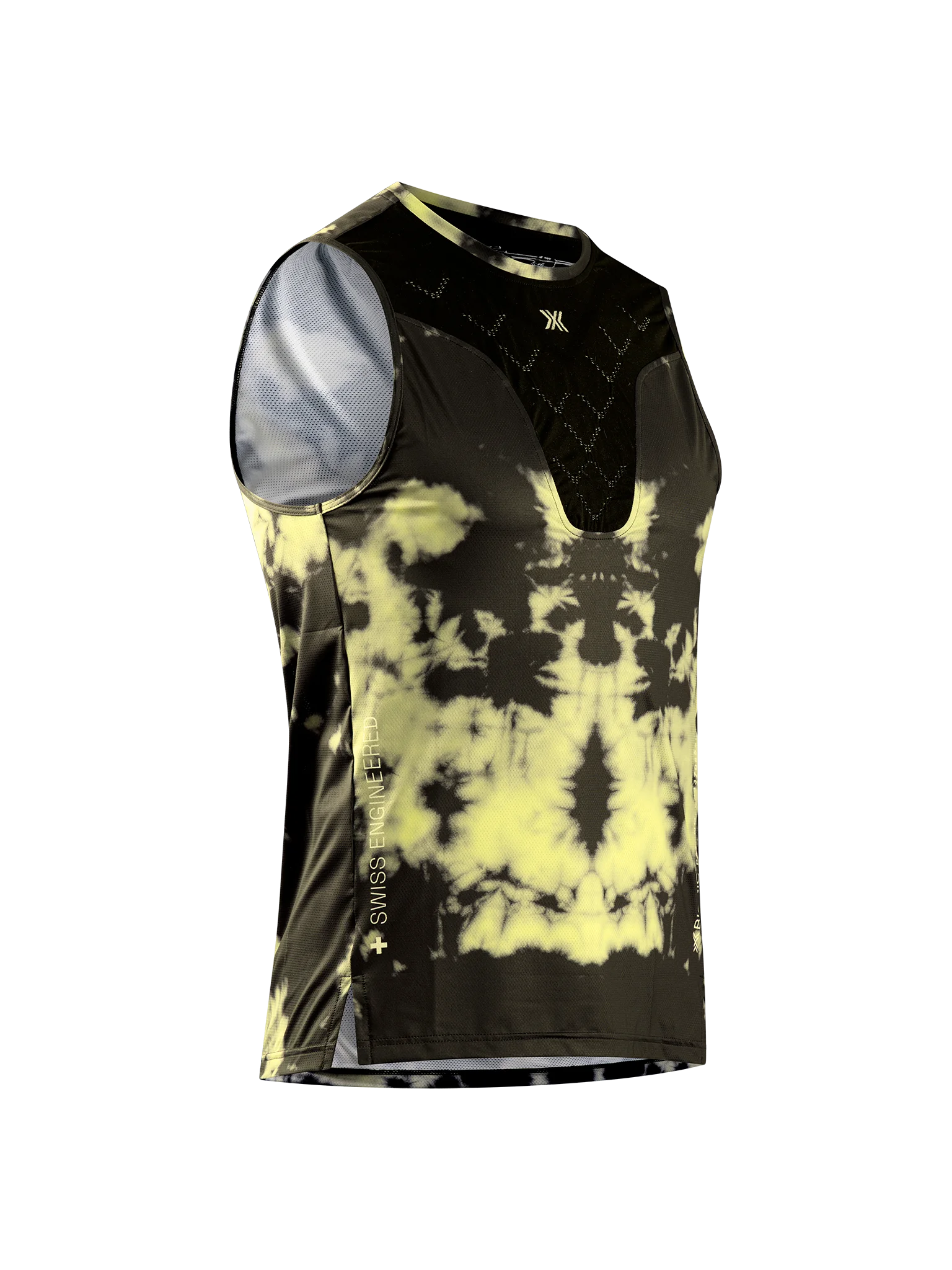 x-bionic-corefusion-run-tank-tanktop-tie-dye-electric-energy image 1