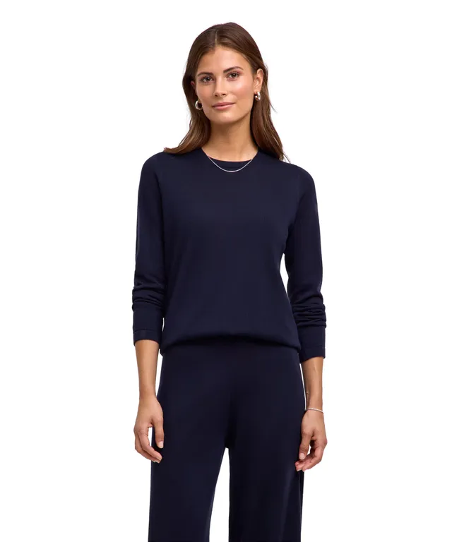 falke-favorites-crew-neck-pullover-damen-night-sky-merino image 1
