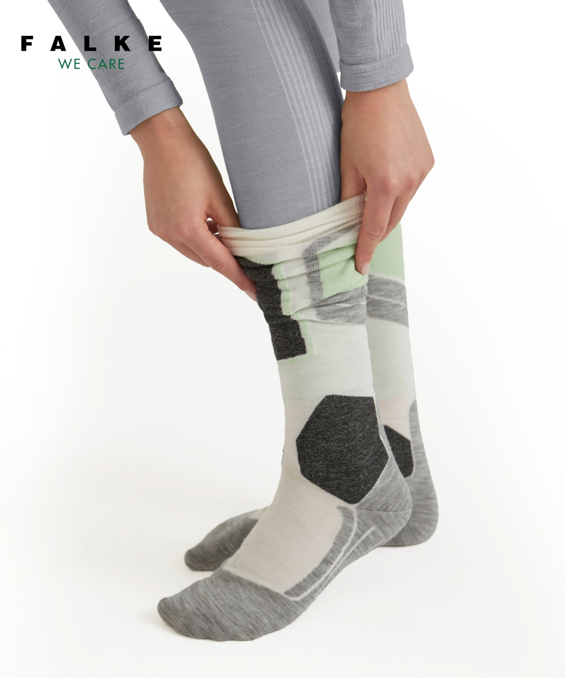 falke-wool-tech-long-funktionsunterhose-merino-grau image 6