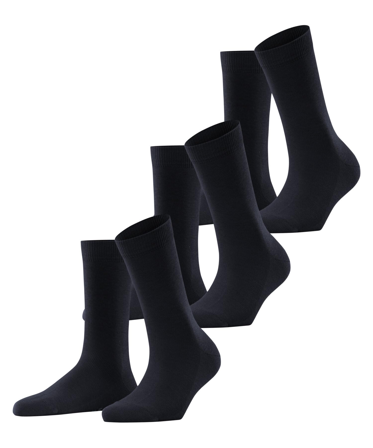 falke-family-3-pack-socken-schwarz-bio-baumwolle image 7
