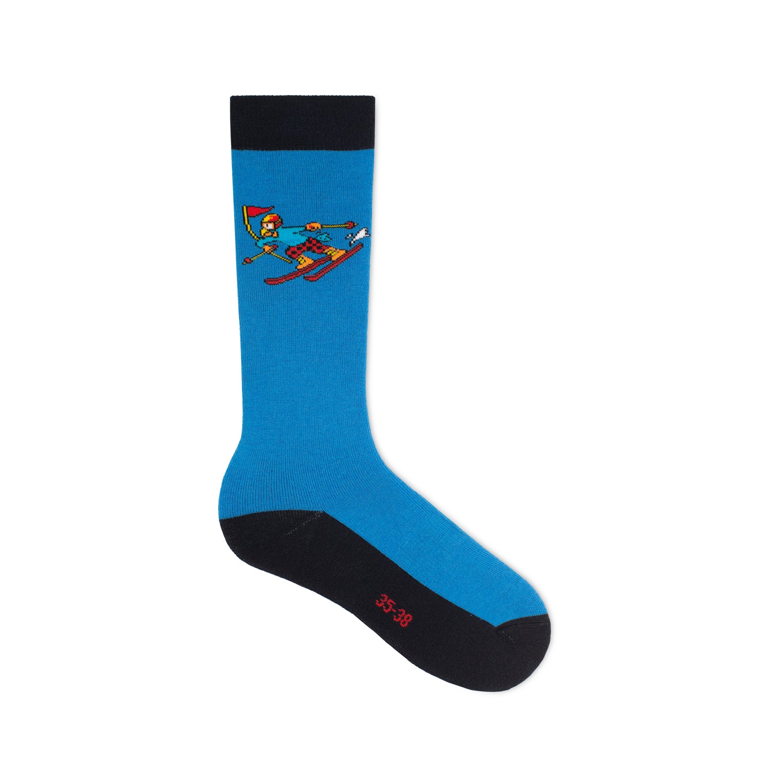 rohner-globi-ski-3-0-skisocken-bright-blue-31-34-warm image 3