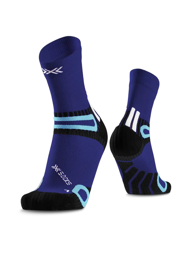 x-socks-hike-discover-ankle-wandersocken-marine-39-41-atmungsaktiv image 1