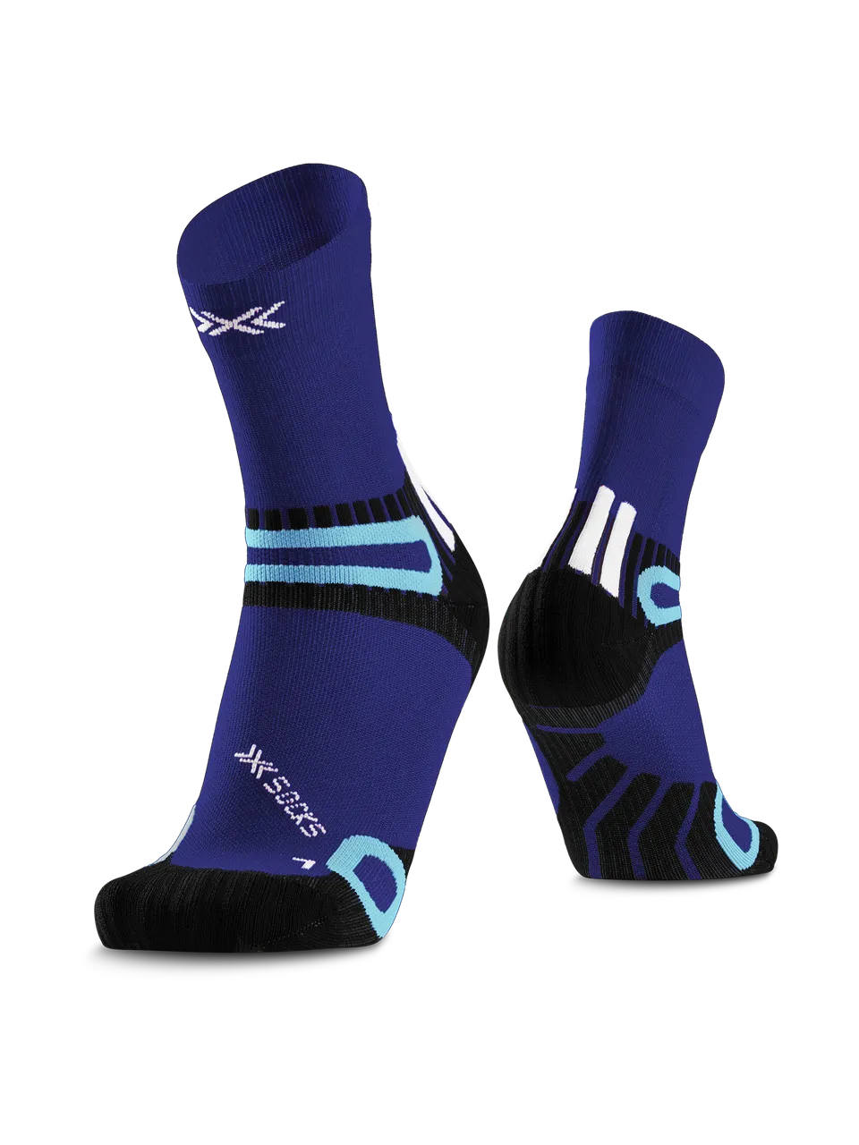 x-socks-hike-discover-ankle-wandersocken-marine-39-41-atmungsaktiv image 1