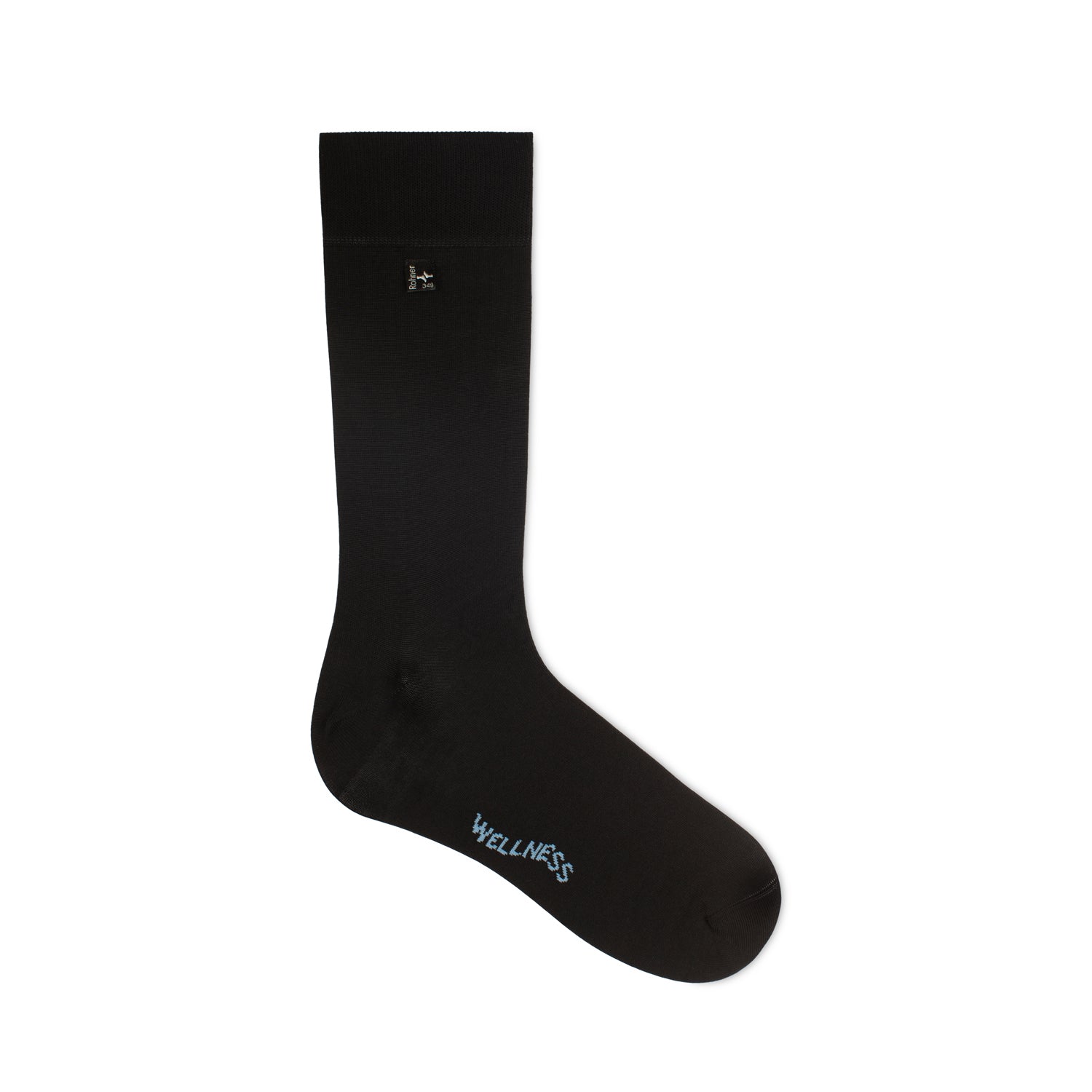rohner-casual-alltagssocken-herren-schwarz-43-44-baumwolle image 3