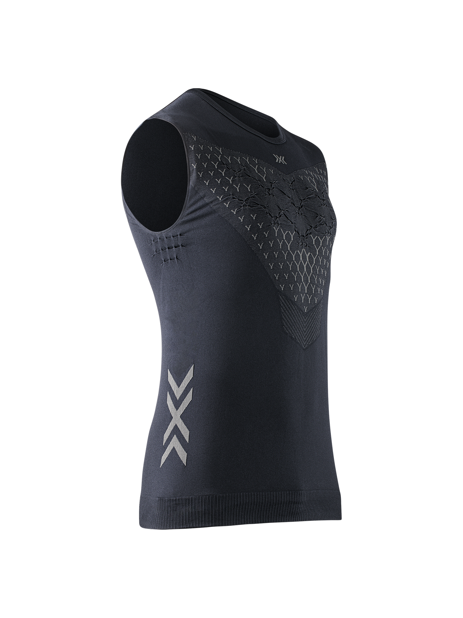 x-bionic-twyce-run-singlet-herren-mineral-blue-orange image 3