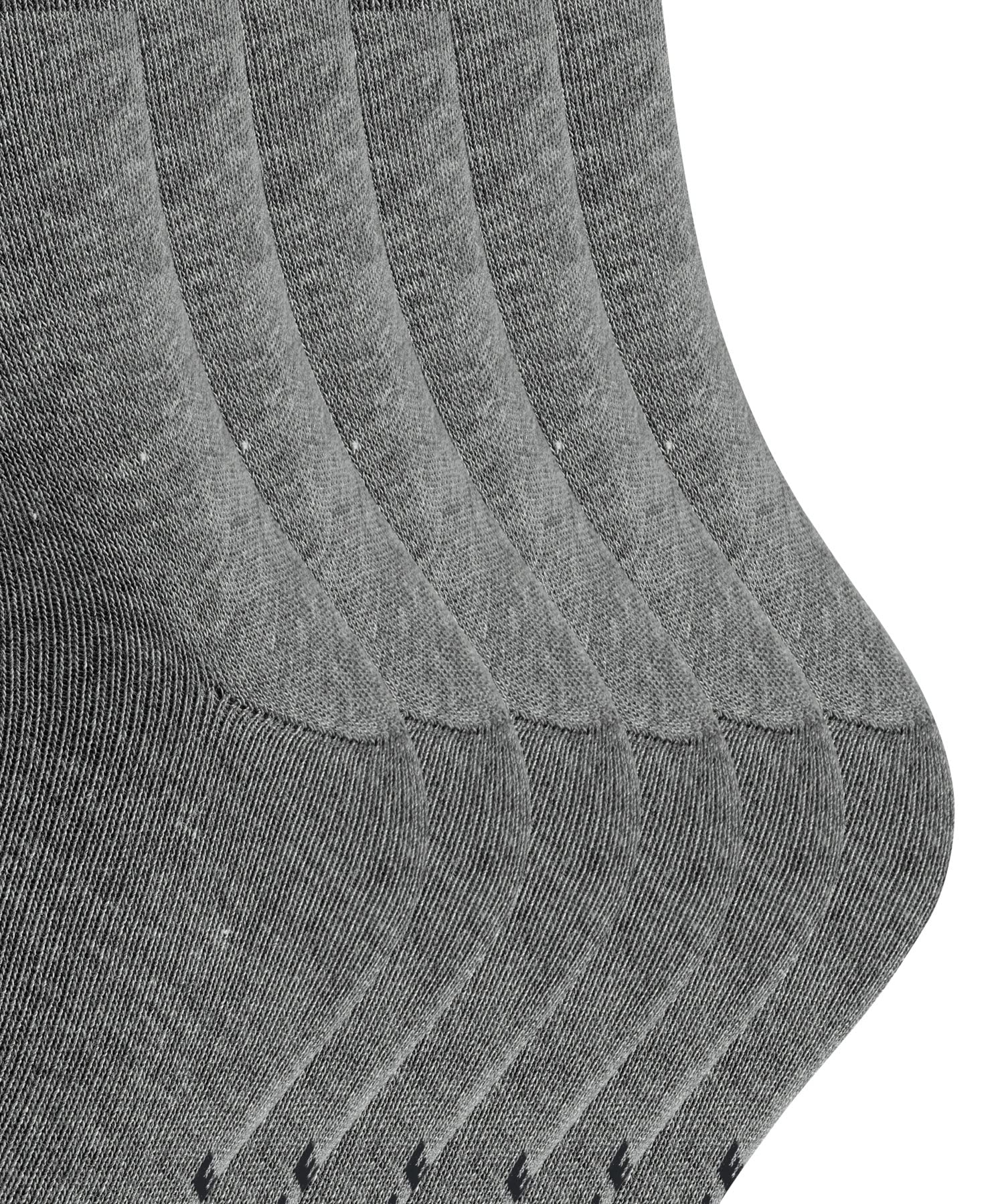 falke-happy-herrensocken-6-paar-baumwolle-schwarz-multipack image 4