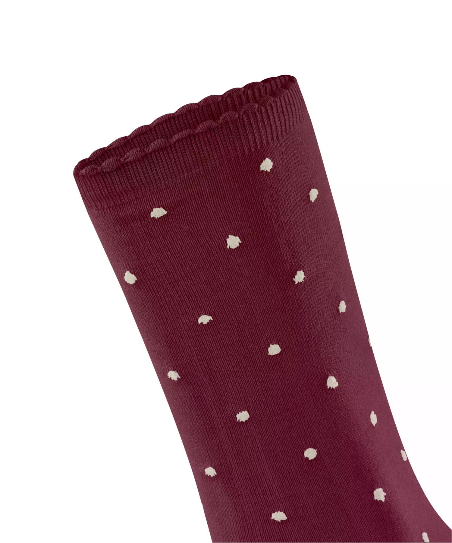 falke-spike-dot-socken-baumwolle-wine-35-38 image 5