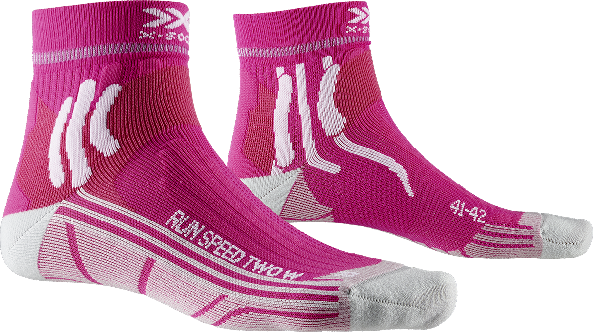 x-socks-run-speed-two-laufsocken-damen-sunset-orange-kurz image 6