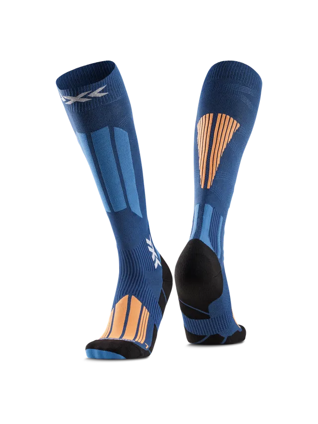 x-socks-ski-touring-expert-otc-skisocken-marine-orange-42-44 image 1