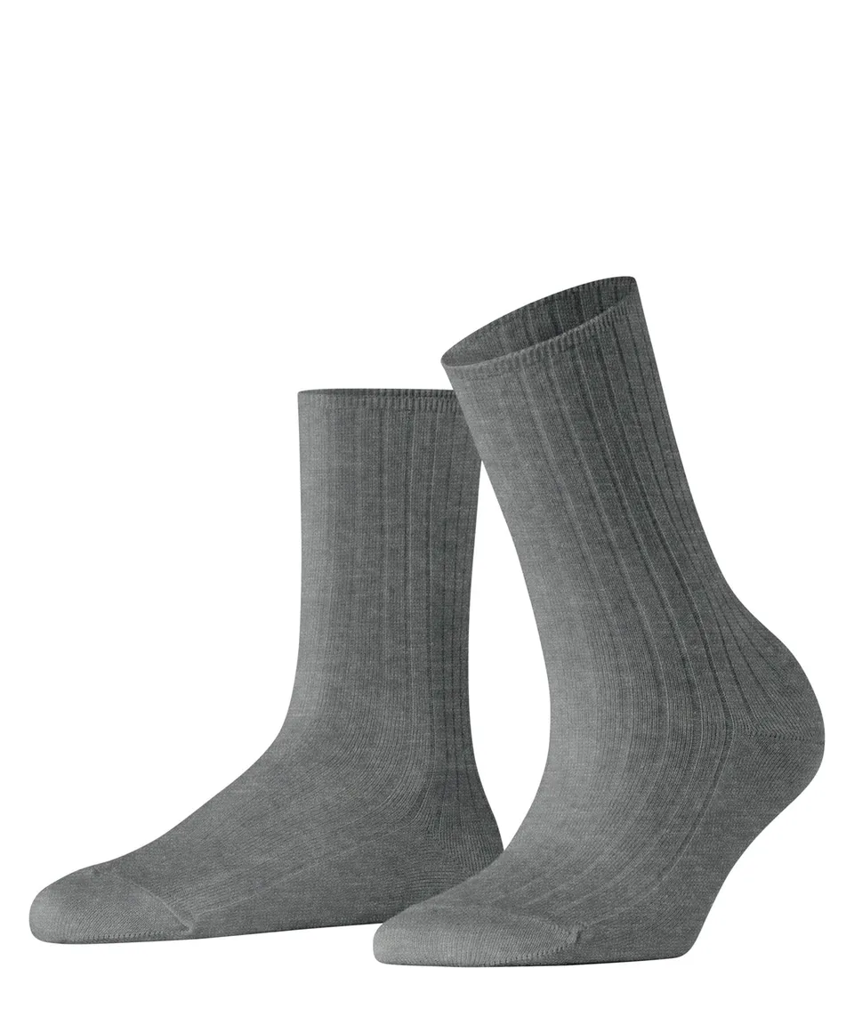 falke-cotton-touch-cotton-rib-socken-grau-39-42 image 1