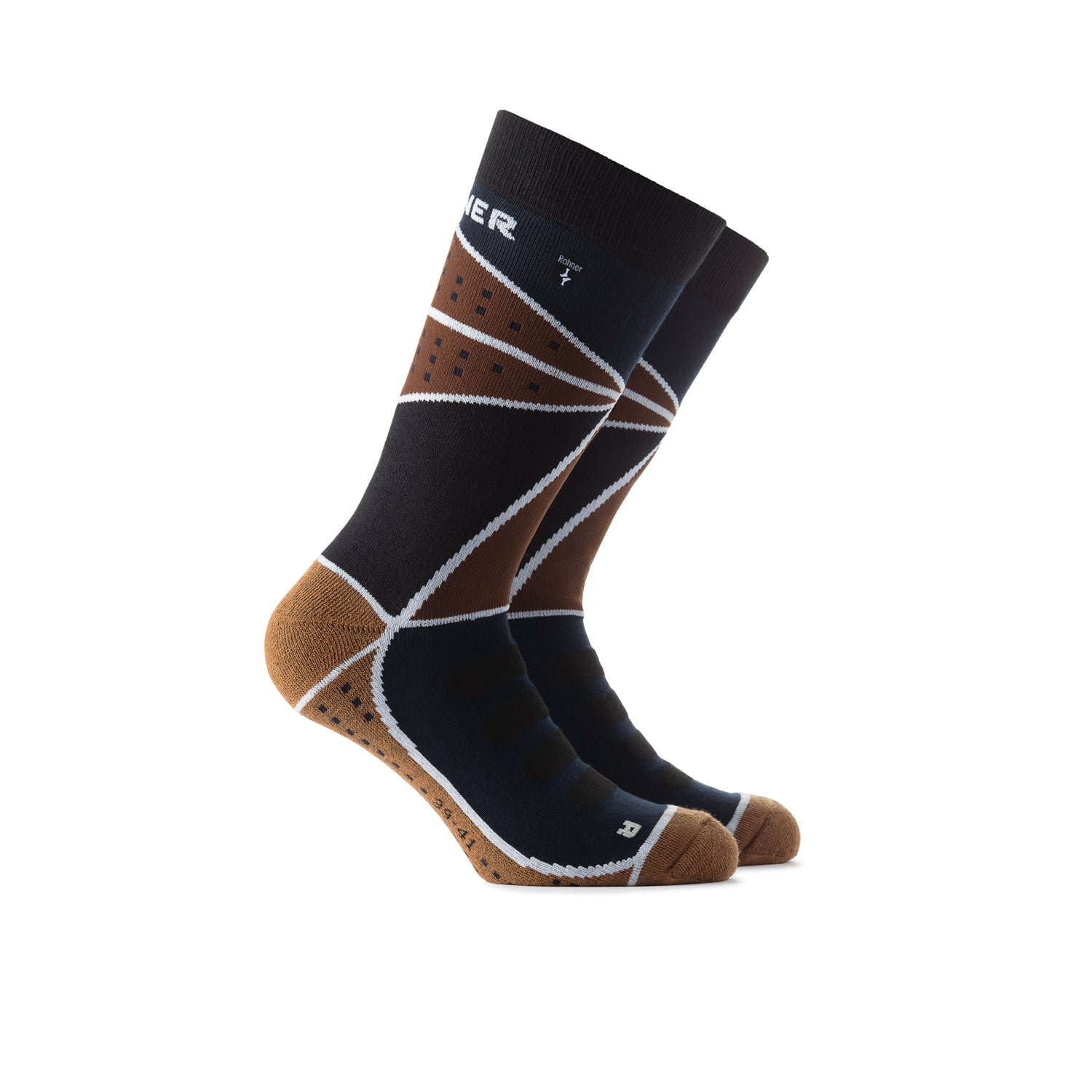 rohner-copper-trek-wandersocken-khaki-39-41-antibakteriell image 6