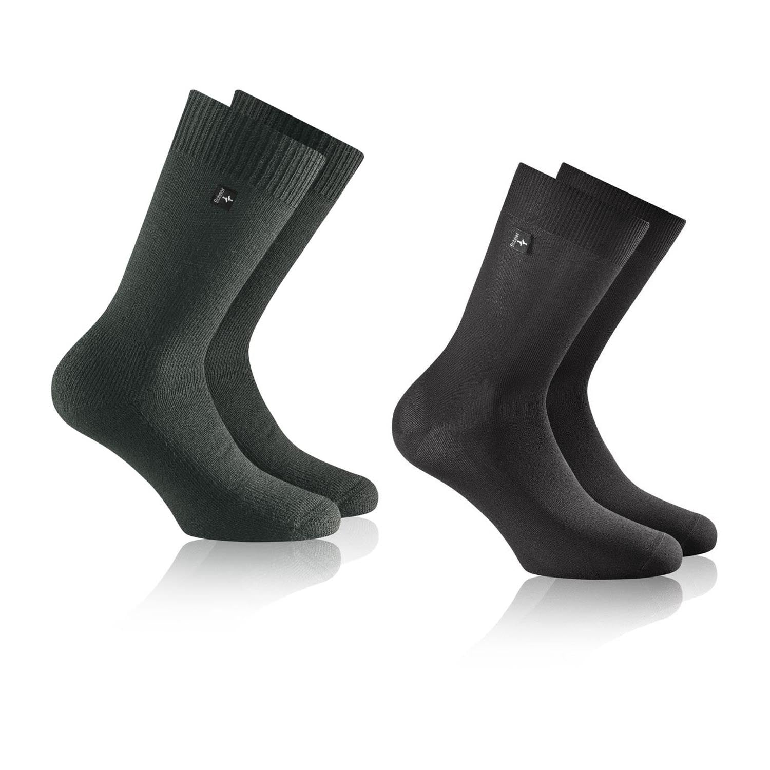 rohner-running-walking-sommer-rs-starter-kit-socken-set-schwarz-merino image 2