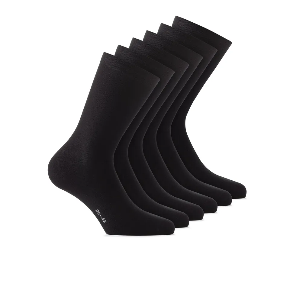 rohner-soft-touch-9er-pack-socken-beige-viskose image 1