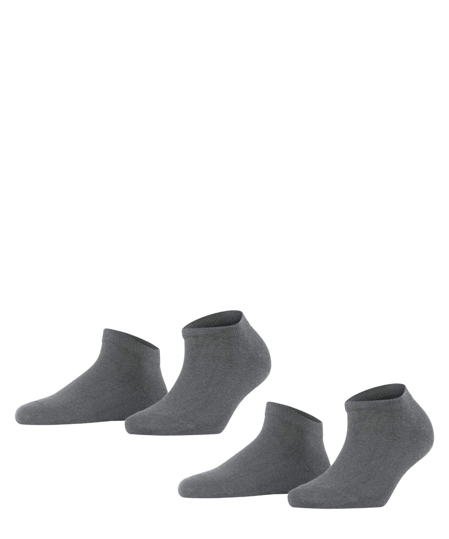 falke-happy-sneakersocken-damen-grau-2-paar-baumwolle image 1