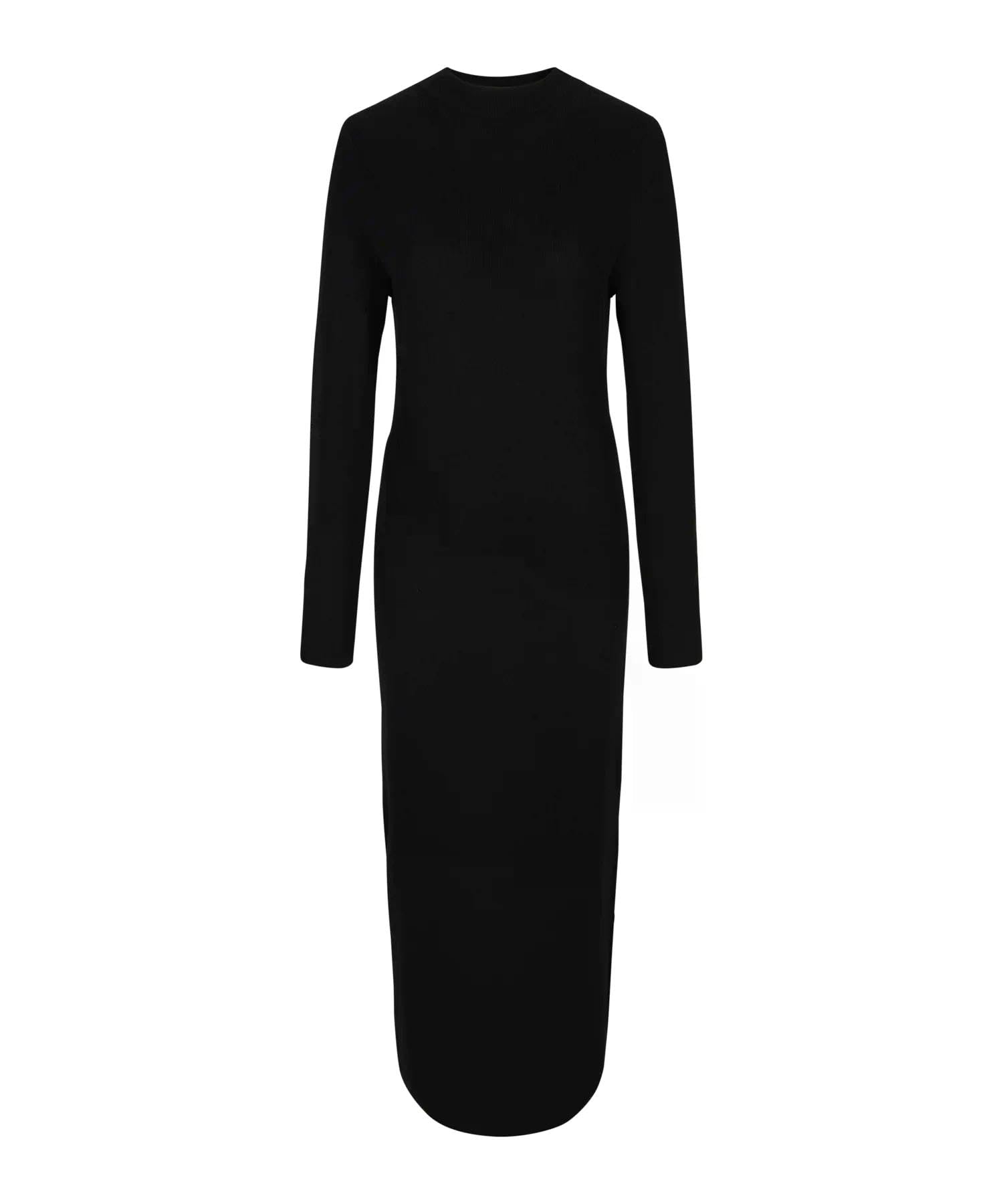 falke-favorites-ultrafine-kleid-damen-schwarz-merinowolle image 5