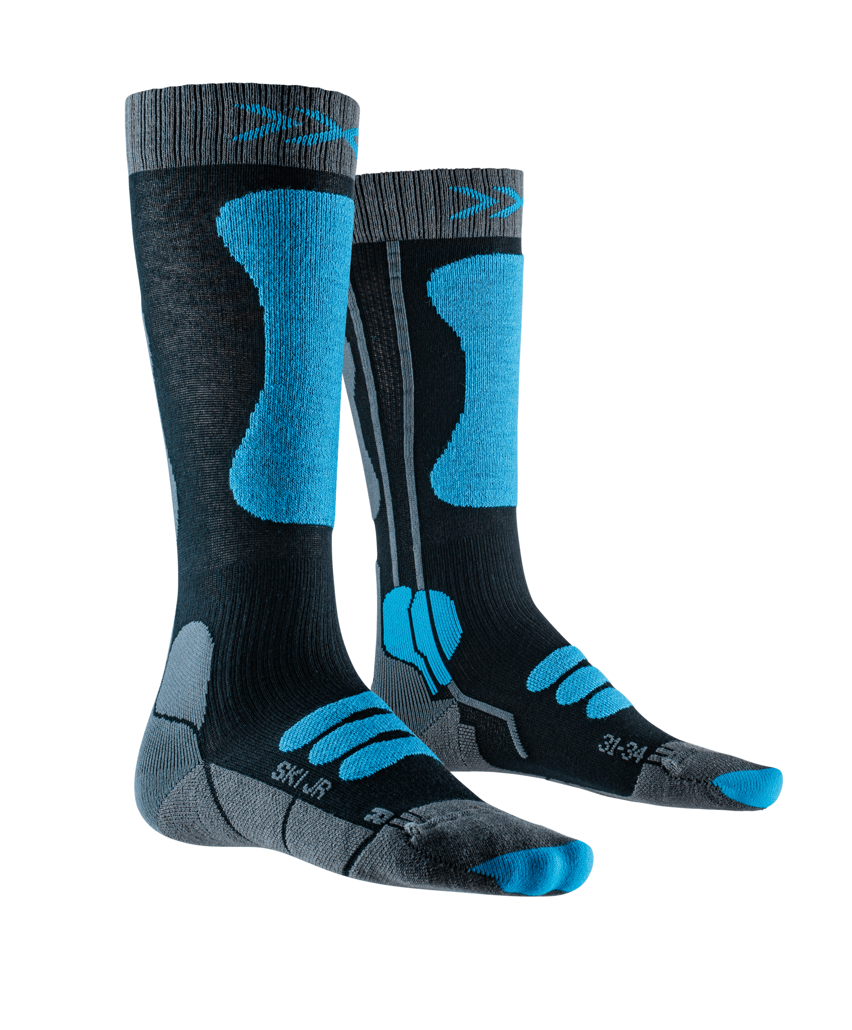 x-socks-ski-jr-4-0-skisocken-kinder-31-34-anthrazit-orange image 8