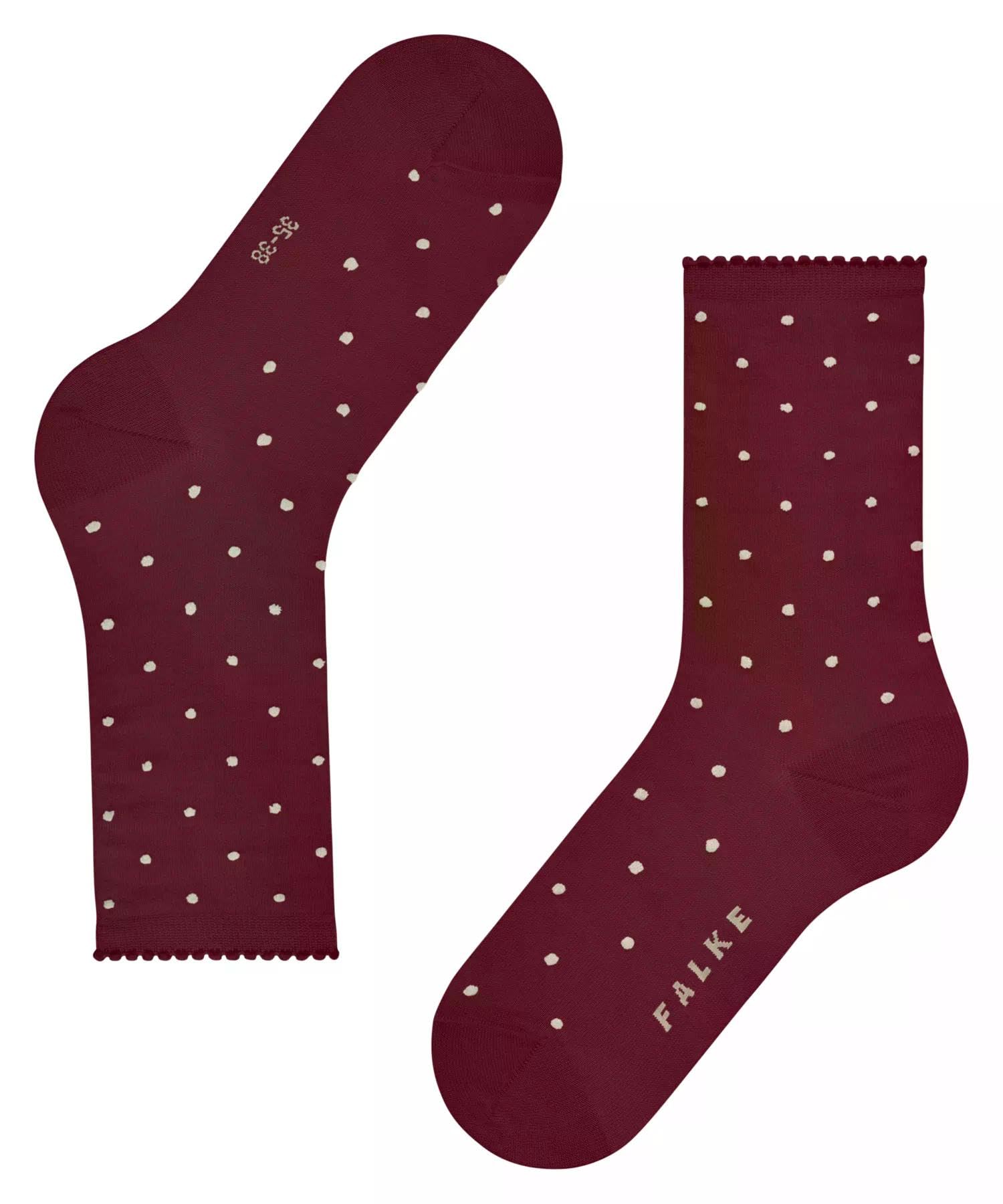 falke-spike-dot-socken-baumwolle-wine-35-38 image 6