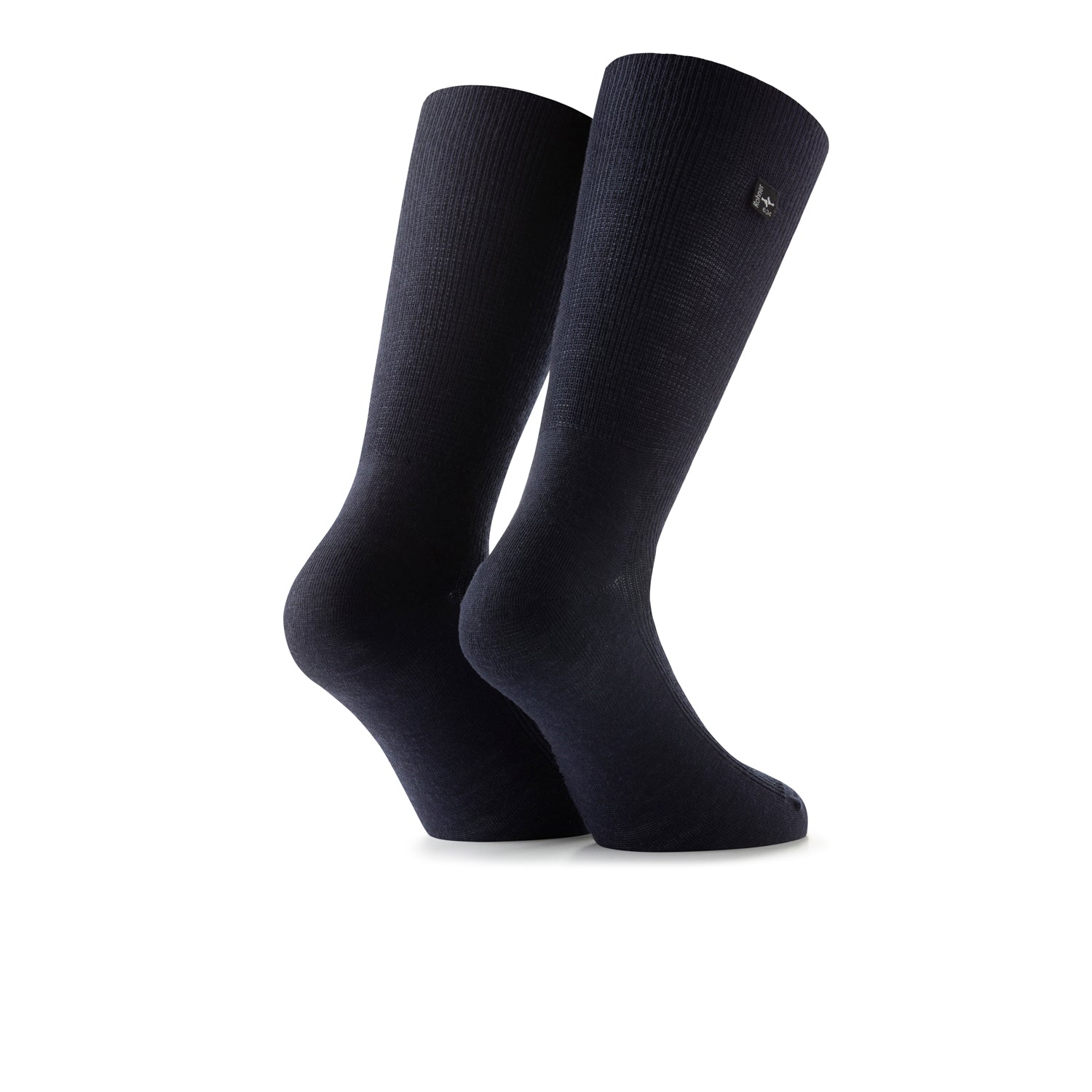 rohner-diabetic-wool-socks-diabetikersocken-schwarz-merinowolle image 7