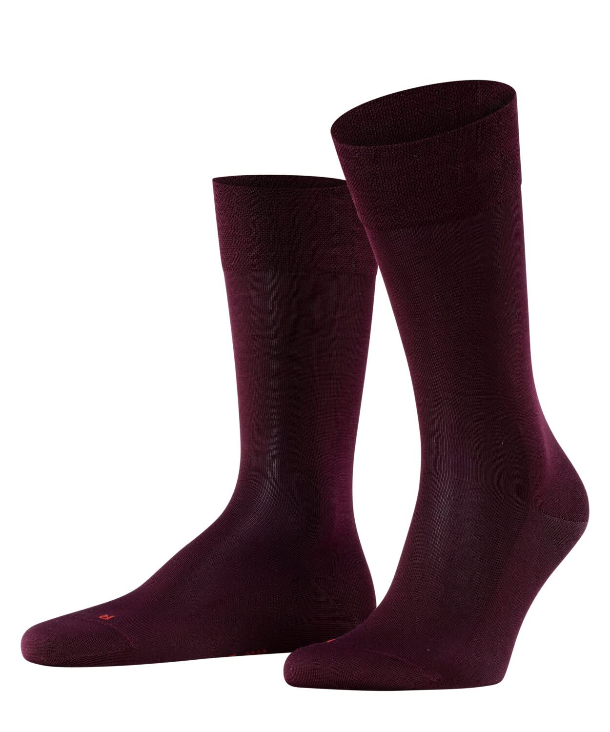 falke-sensitive-malaga-socken-herren-barolo-rot-baumwolle image 1