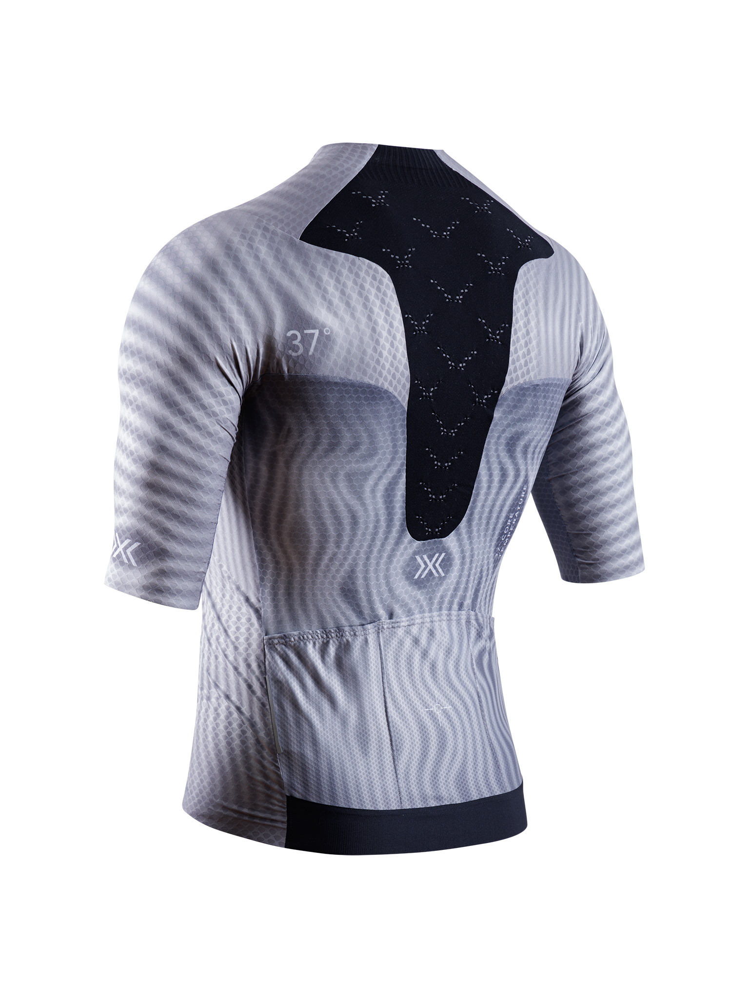 x-socks-shirts-corefusion-ultimate-aero-jersey-herren-grau-m-atmungsaktiv image 2