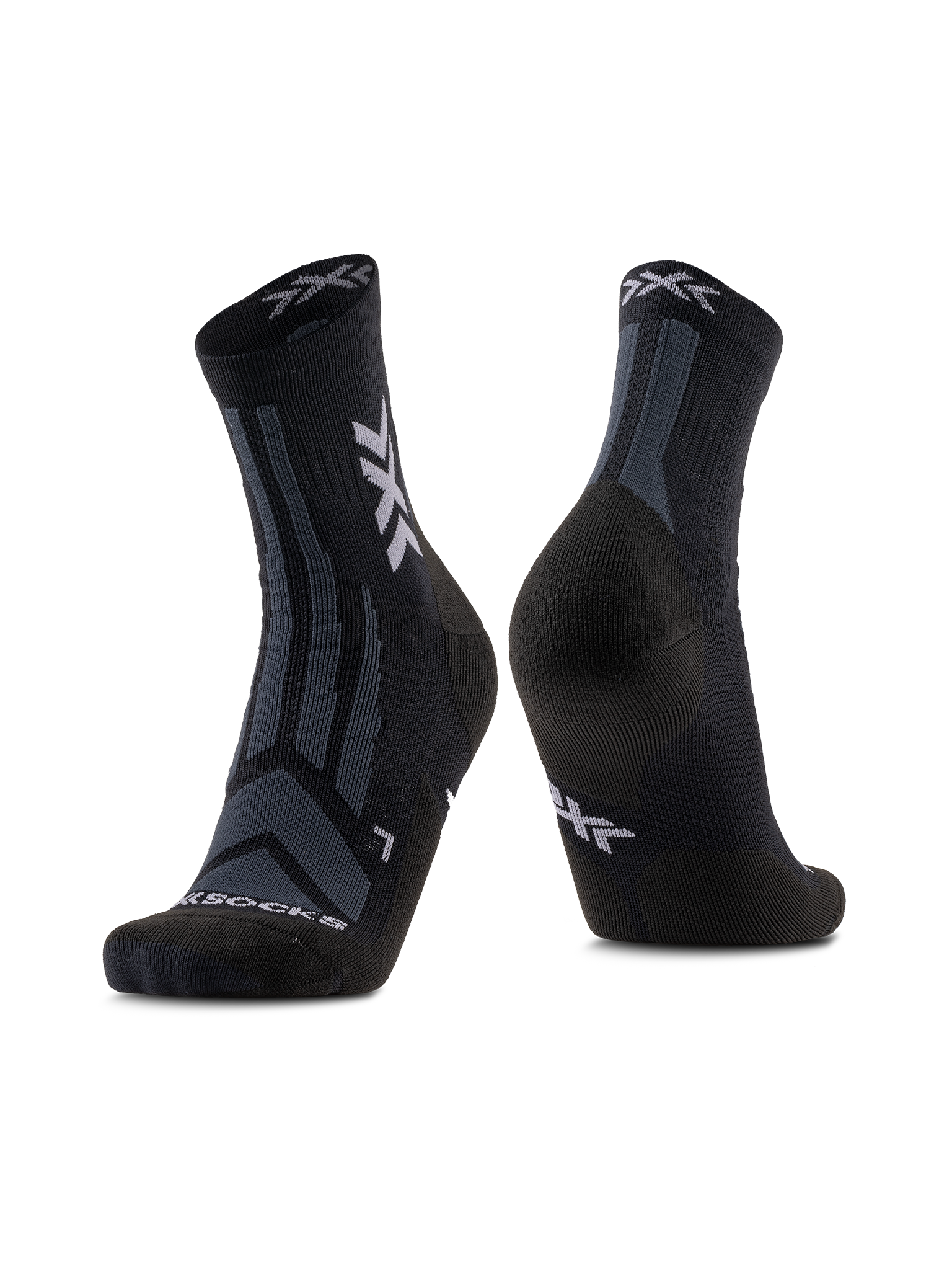 x-socks-hike-discover-ankle-wandersocken-black-charcoal image 1