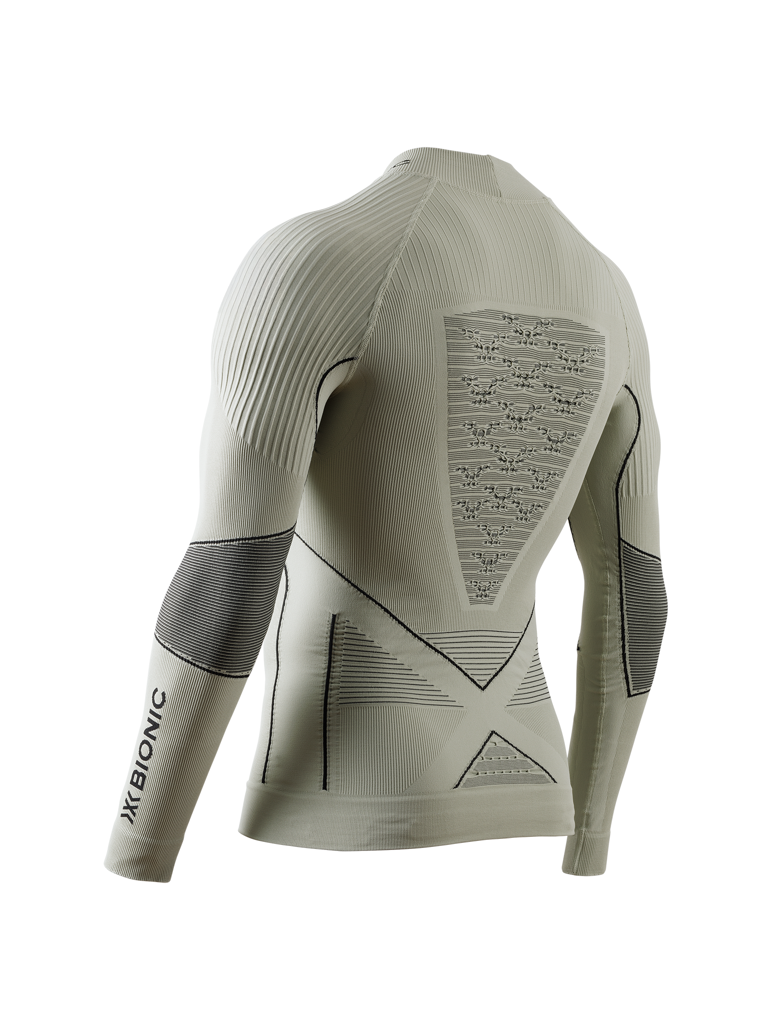 x-socks-energy-accumulator-4-0-shirt-rollkragen-tea-grey-black image 2