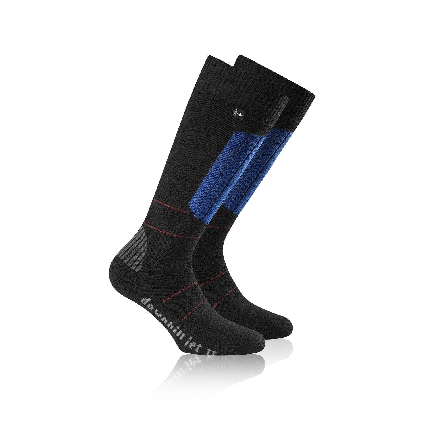 rohner-downhill-jet-skisocken-medium-grey-frottee image 3