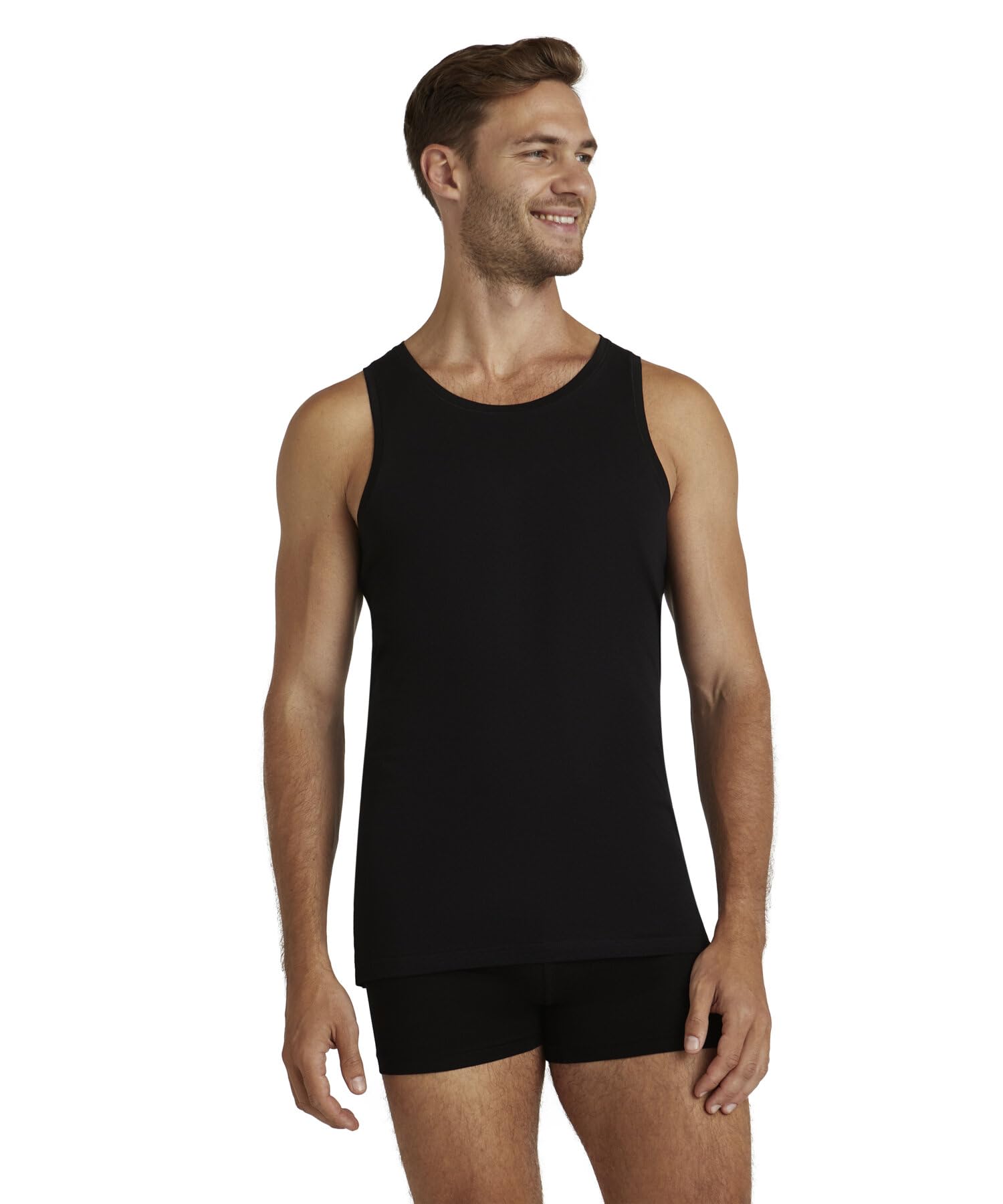 falke-daily-natural-singlet-unterhemd-herren-schwarz-bio-baumwolle image 7
