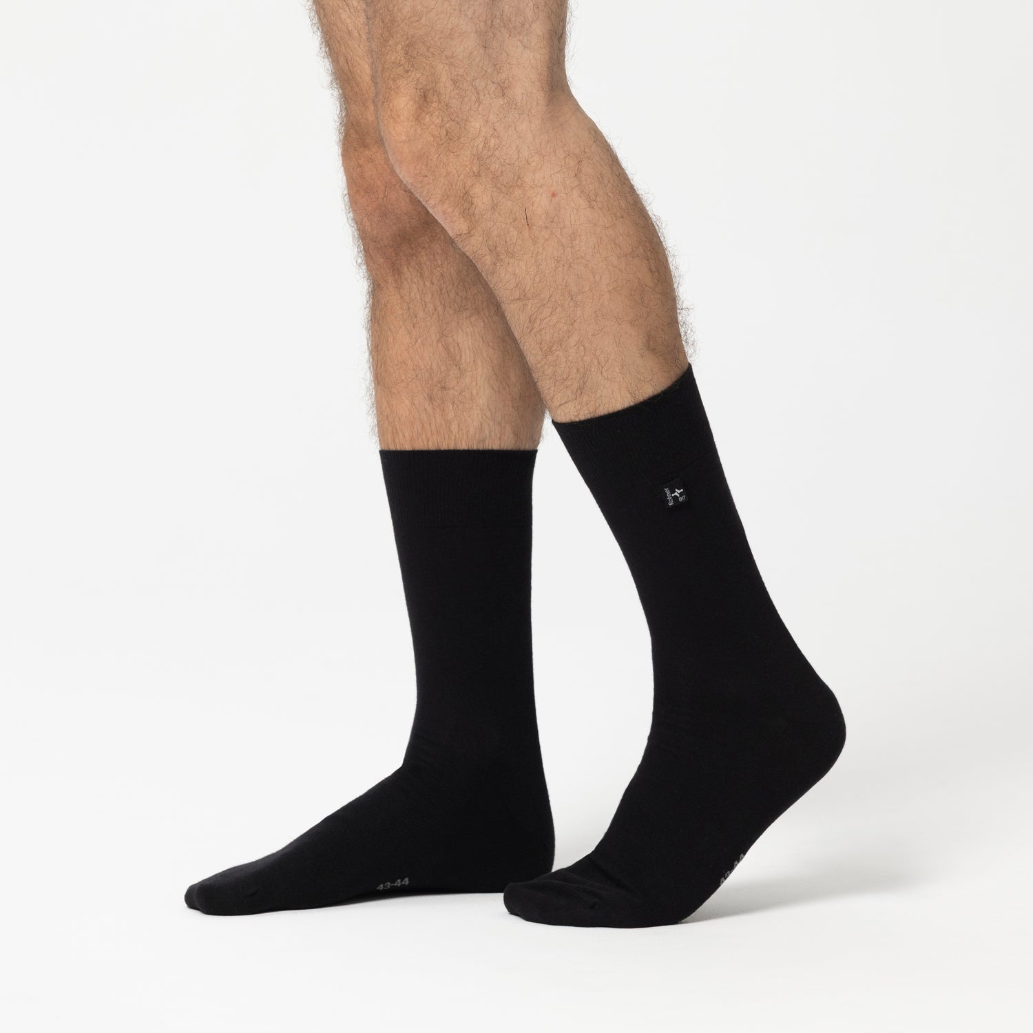 rohner-london-herrensocken-schwarz-kaschmir-baumwolle image 4