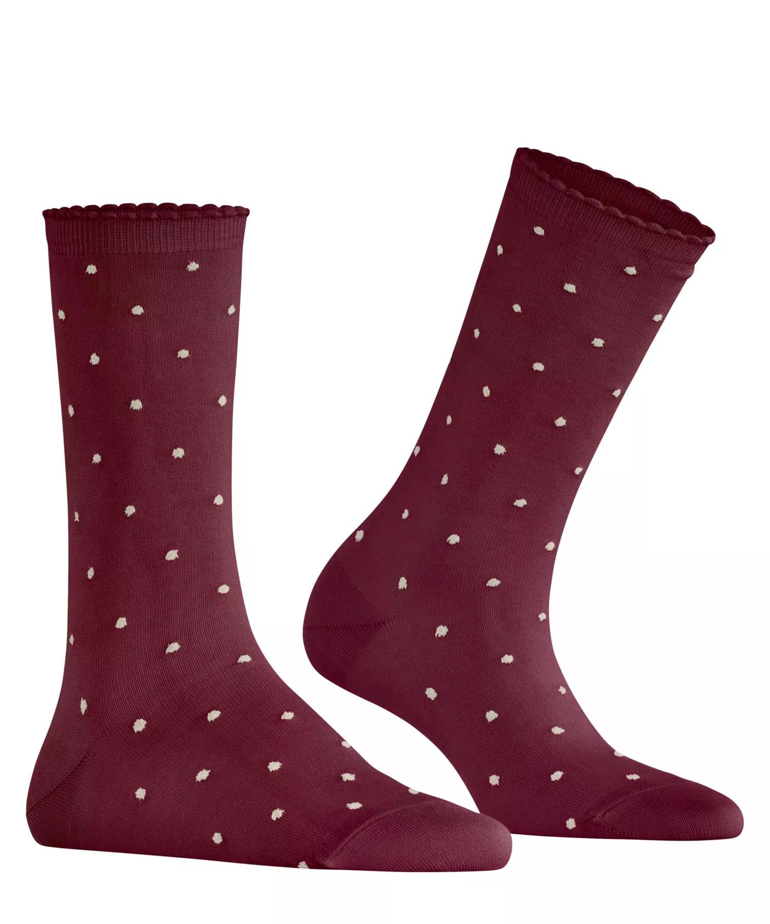 falke-spike-dot-socken-baumwolle-wine-35-38 image 4