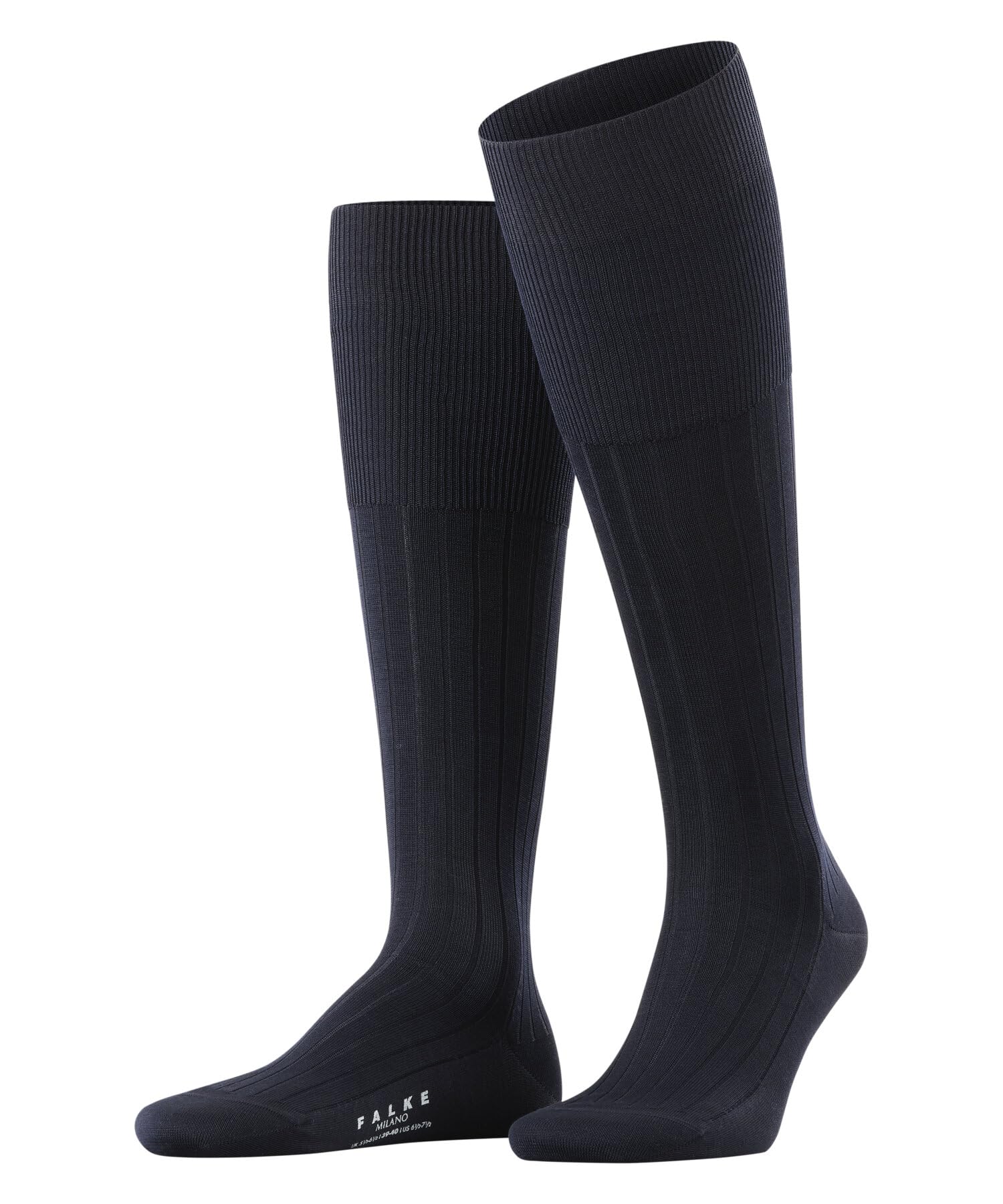 falke-milano-herren-kniestr-mpfe-baumwolle-39-40-schwarz image 6