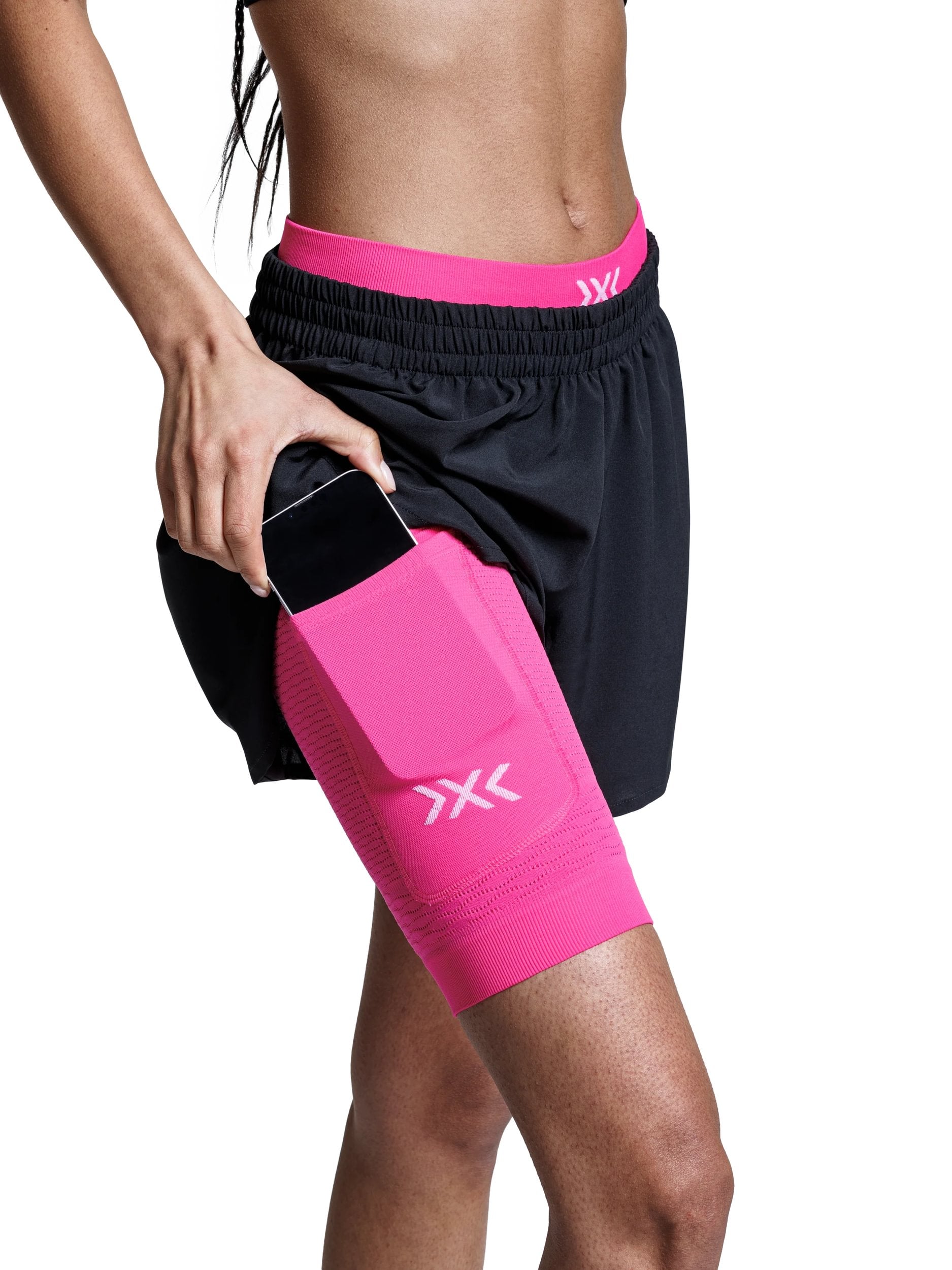 x-socks-effektor-2in1-shorts-damen-x-black-neo-pink image 6