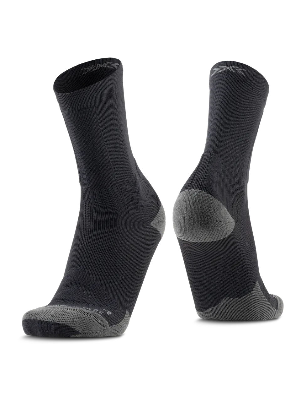 x-socks-gravel-discover-crew-radsocken-black-charcoal image 1