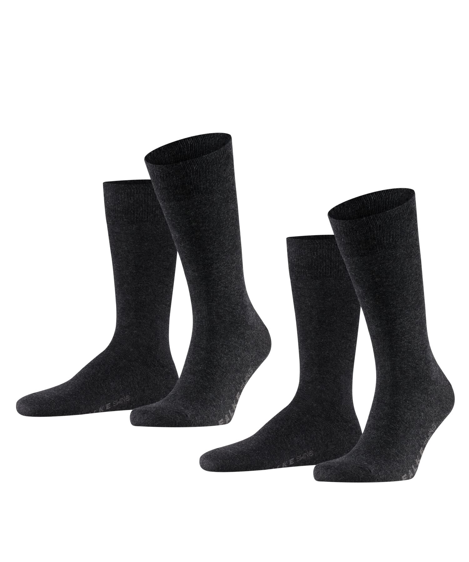 falke-swing-2-pack-herrensocken-baumwolle-schwarz-43-46 image 1