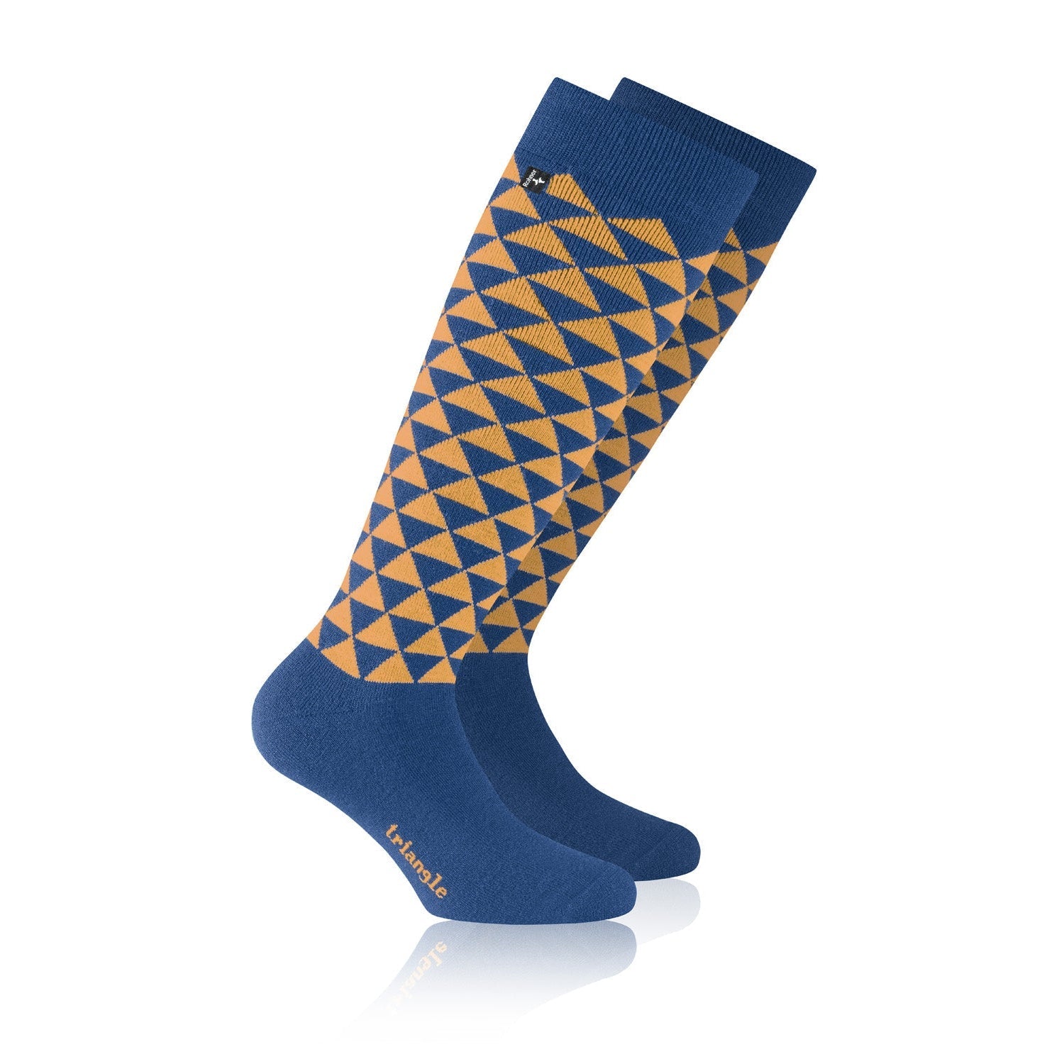 rohner-triangle-skisocke-wolle-schwarz-39-41-warm image 2