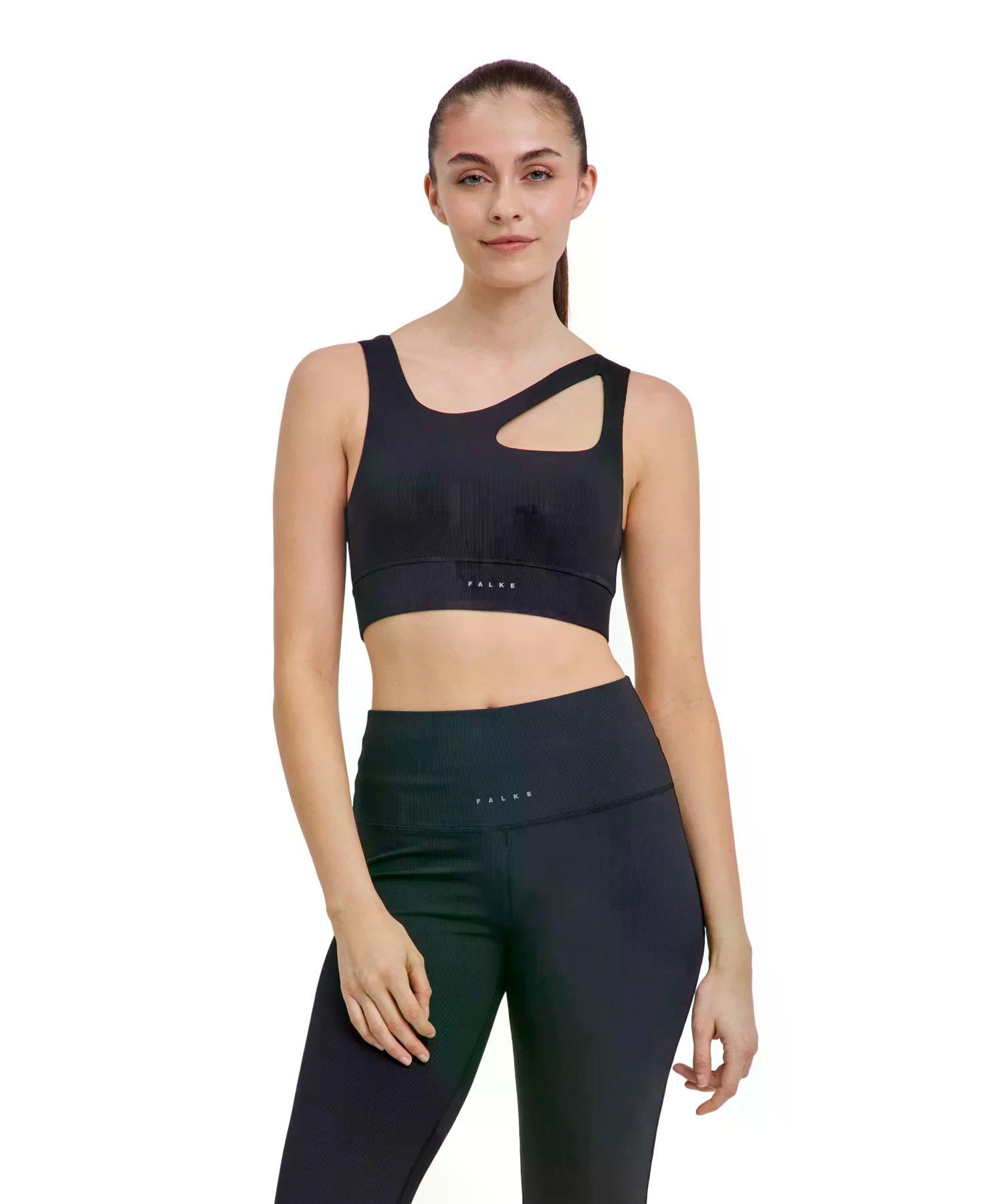 falke-madison-training-studio-sport-bh-damen-schwarz-leichter-halt image 1
