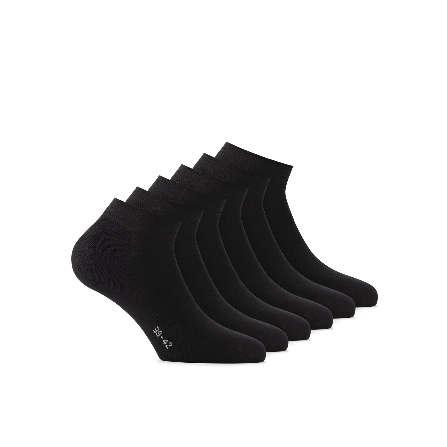 rohner-sneaker-bamboo-sneakersocken-15er-pack-schwarz-39-42-atmungsaktiv image 1